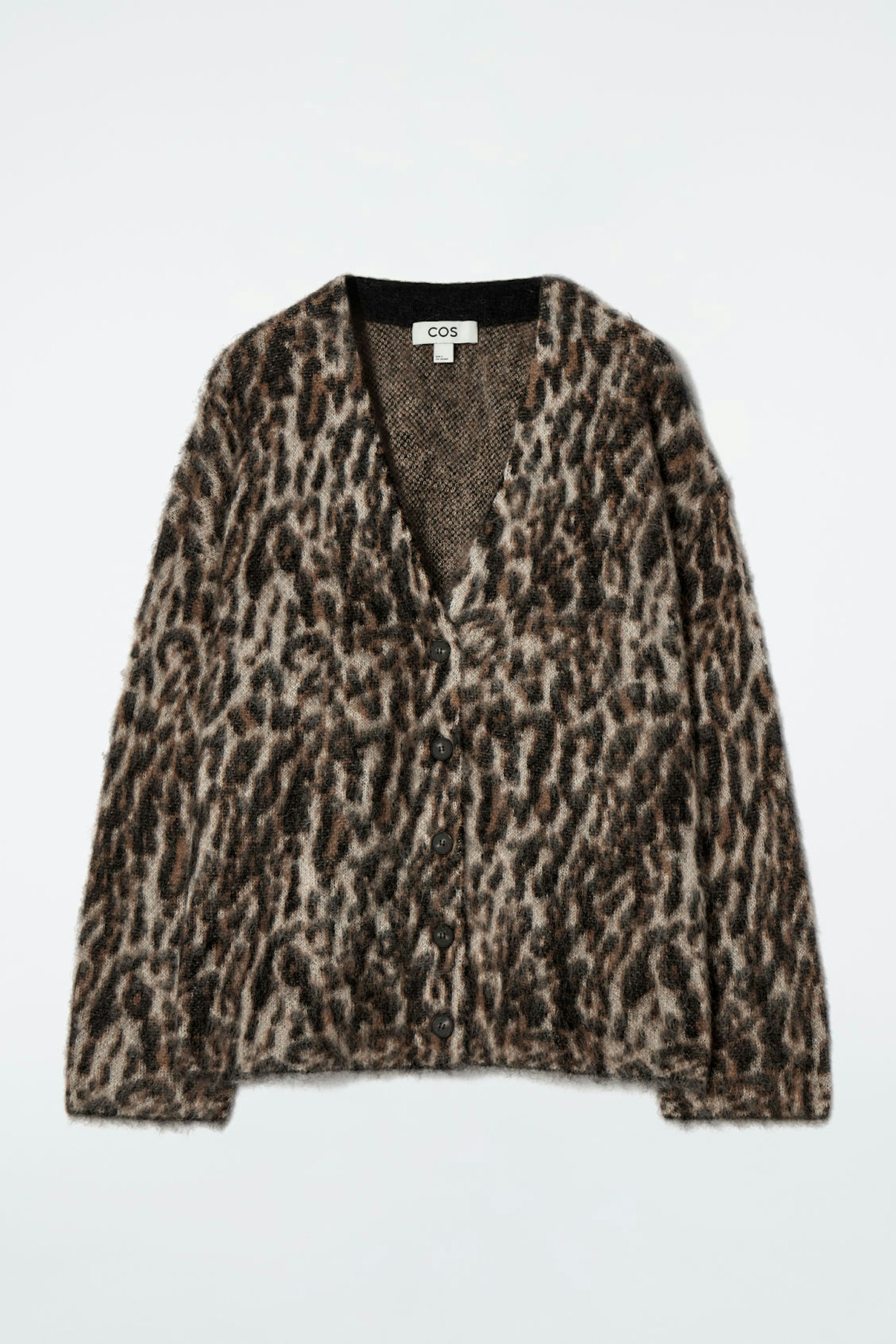 COS leopard cardigan