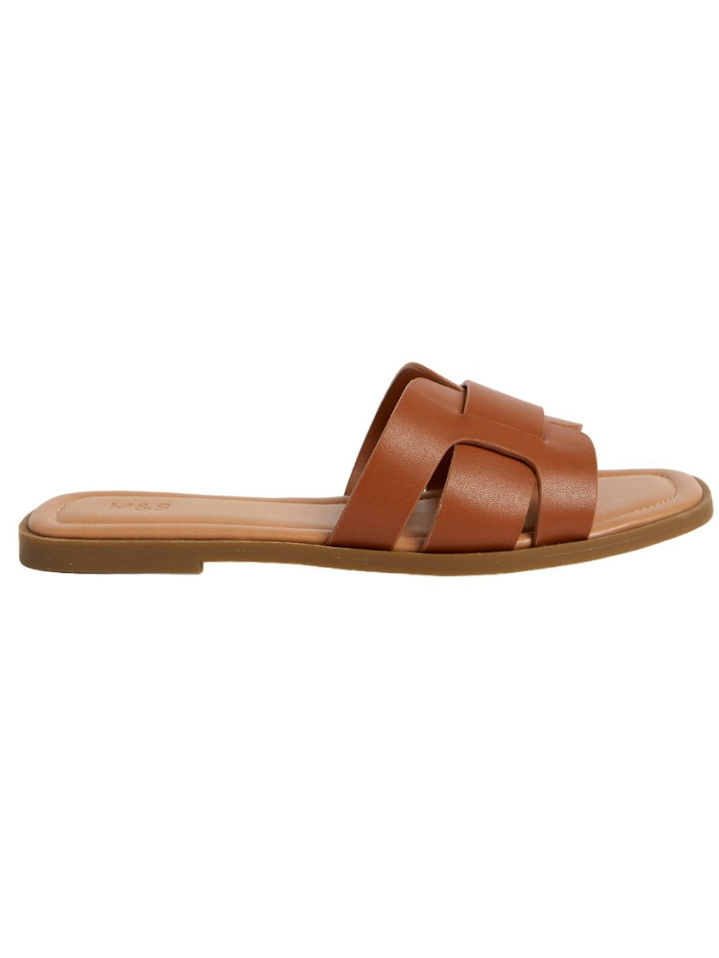 M&S Flat Open Toe Mules