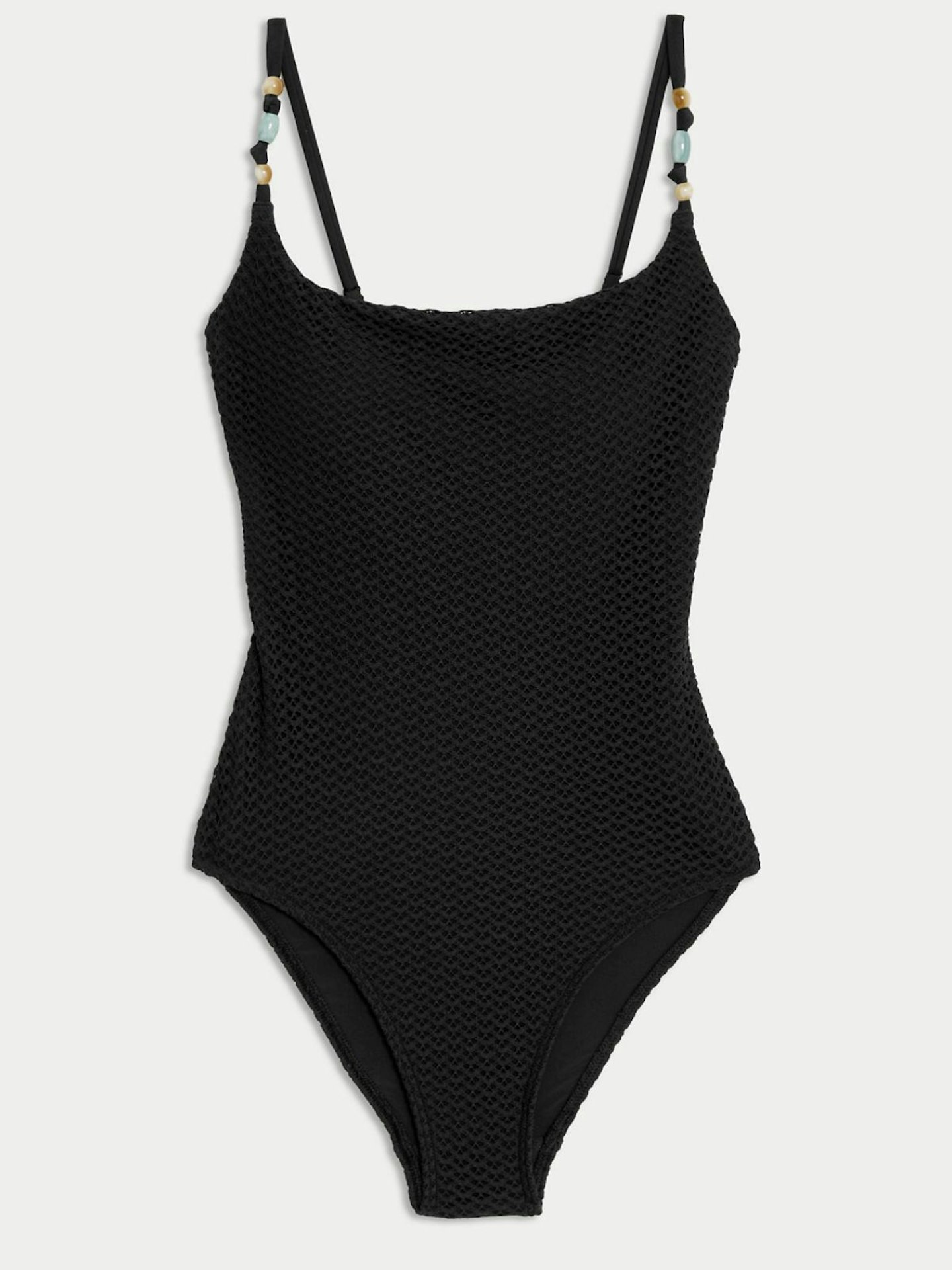 M&S Textured Scoop Neck Swimsuit