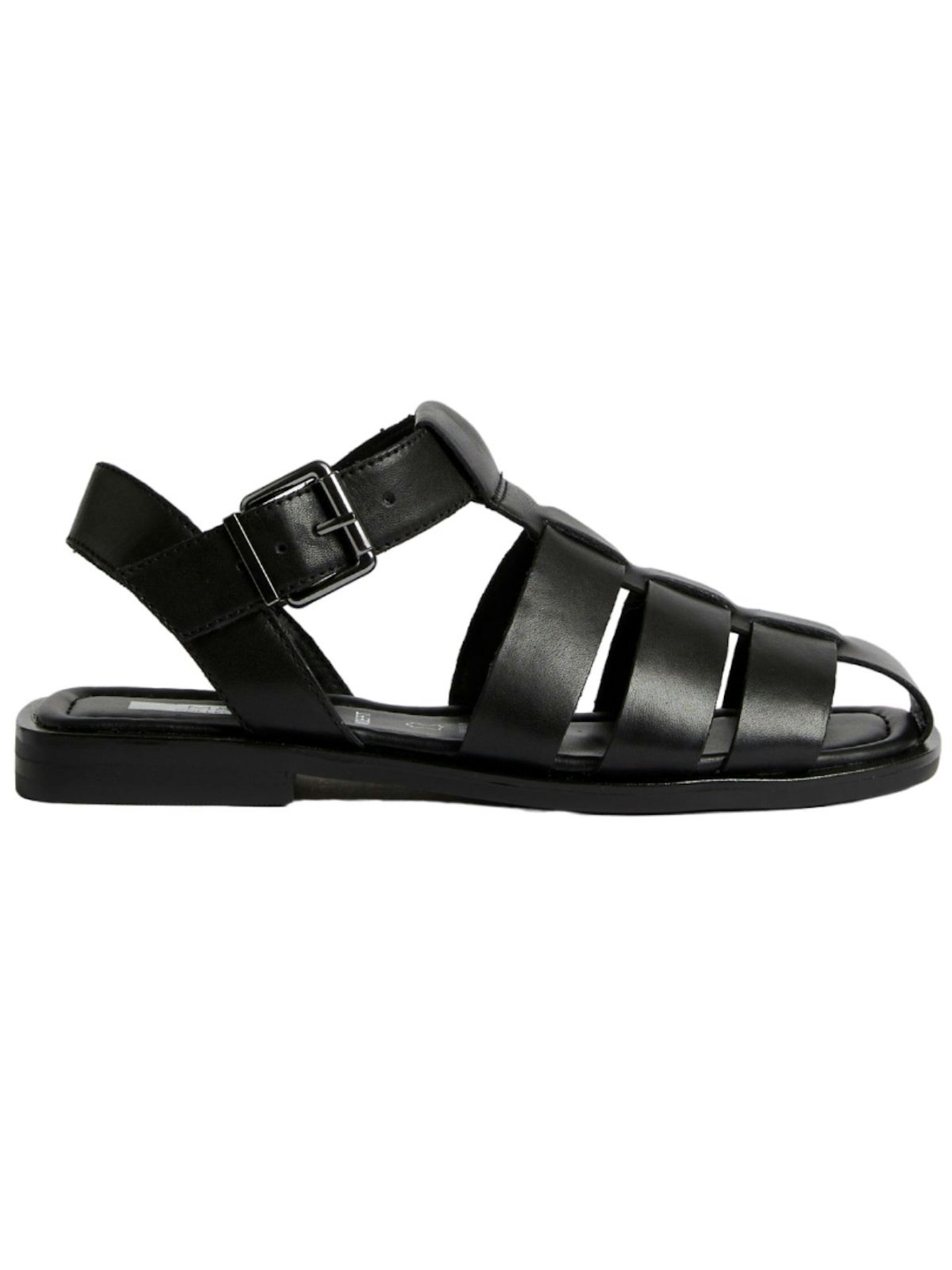 M&S Wide Fit Leather Strappy Sandals