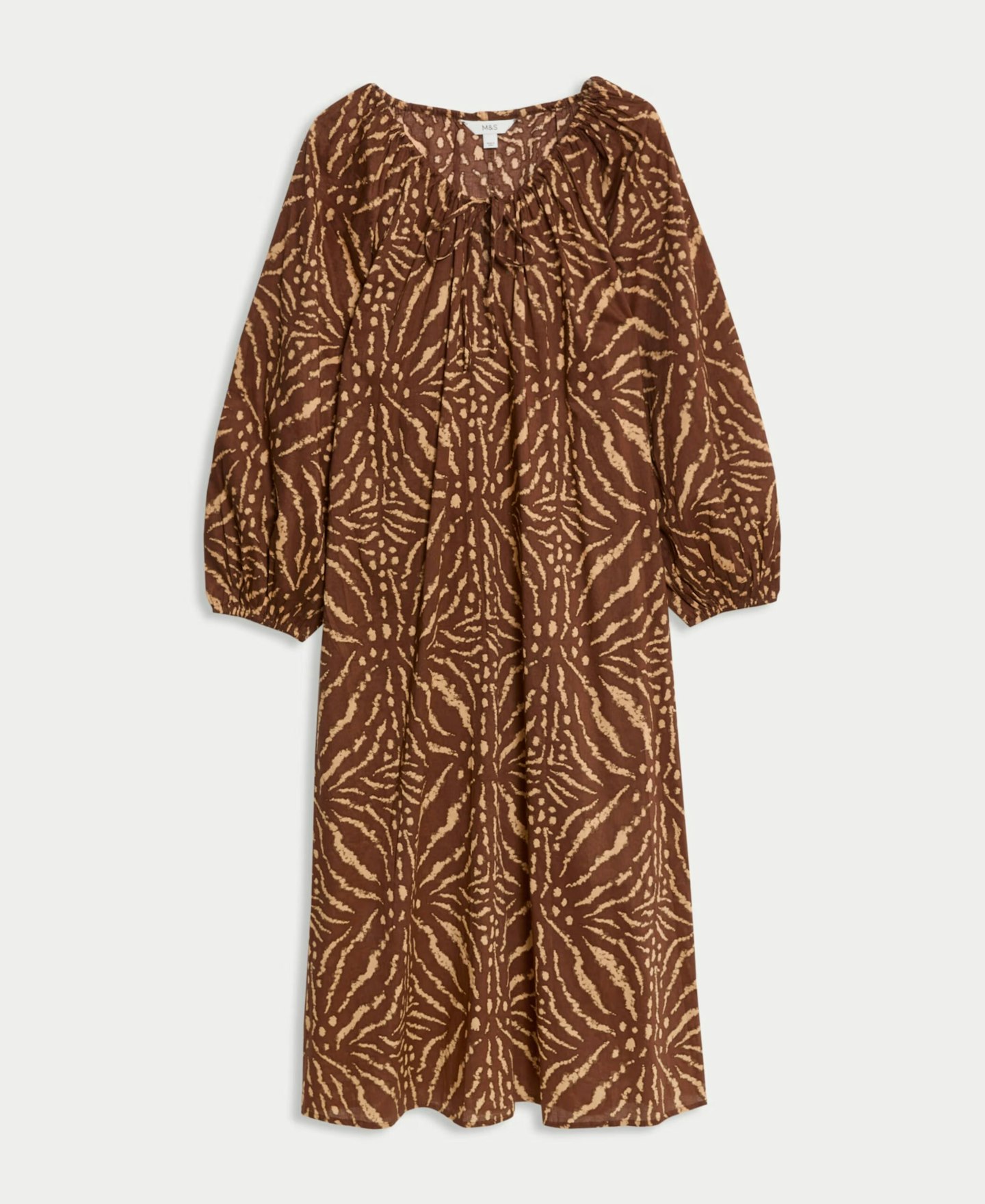 Pure Cotton Midaxi Kaftan Dress