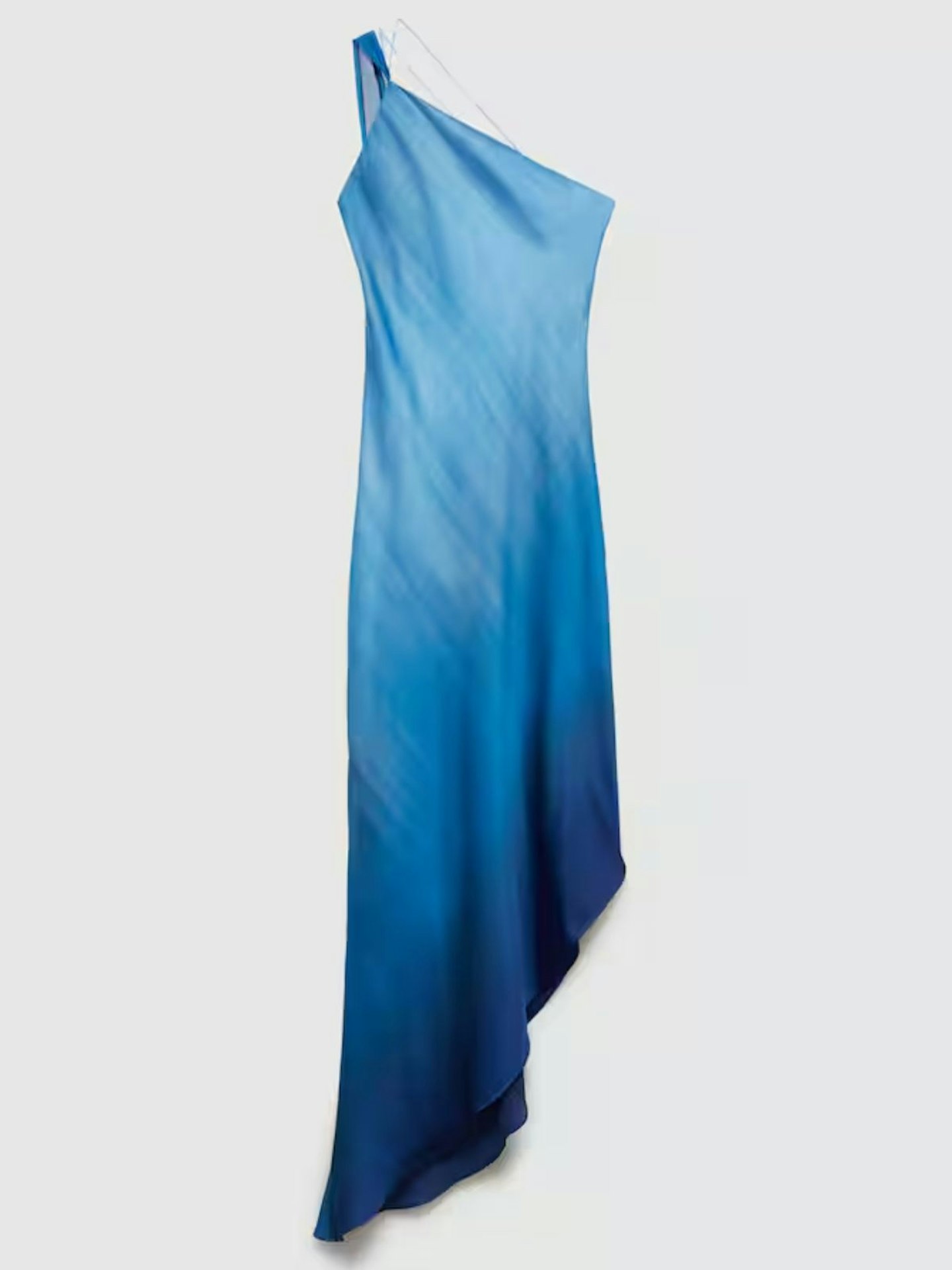 Mango Asymmetrical Gradient Dress