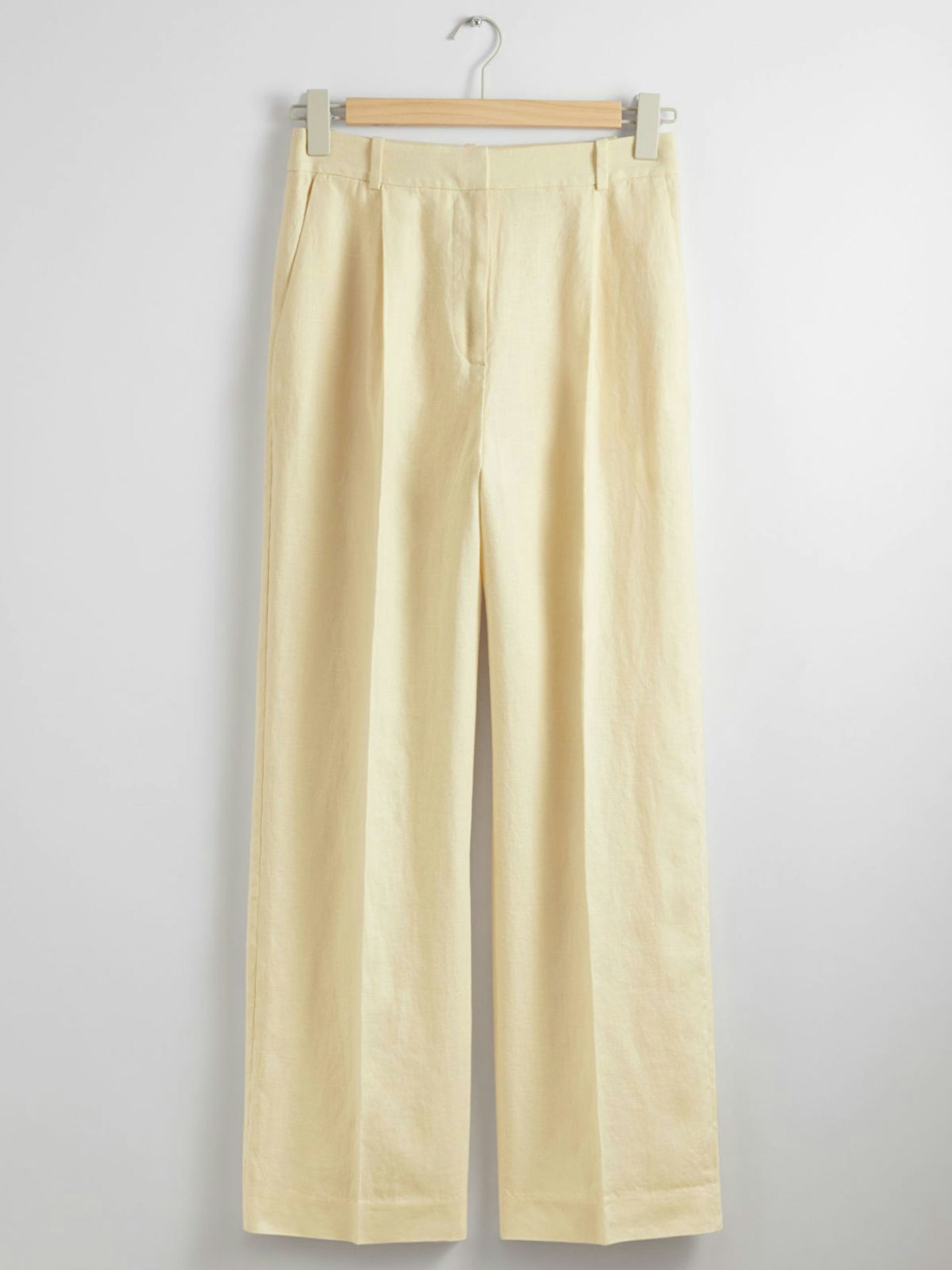 & Other Stories Wide Linen Trousers