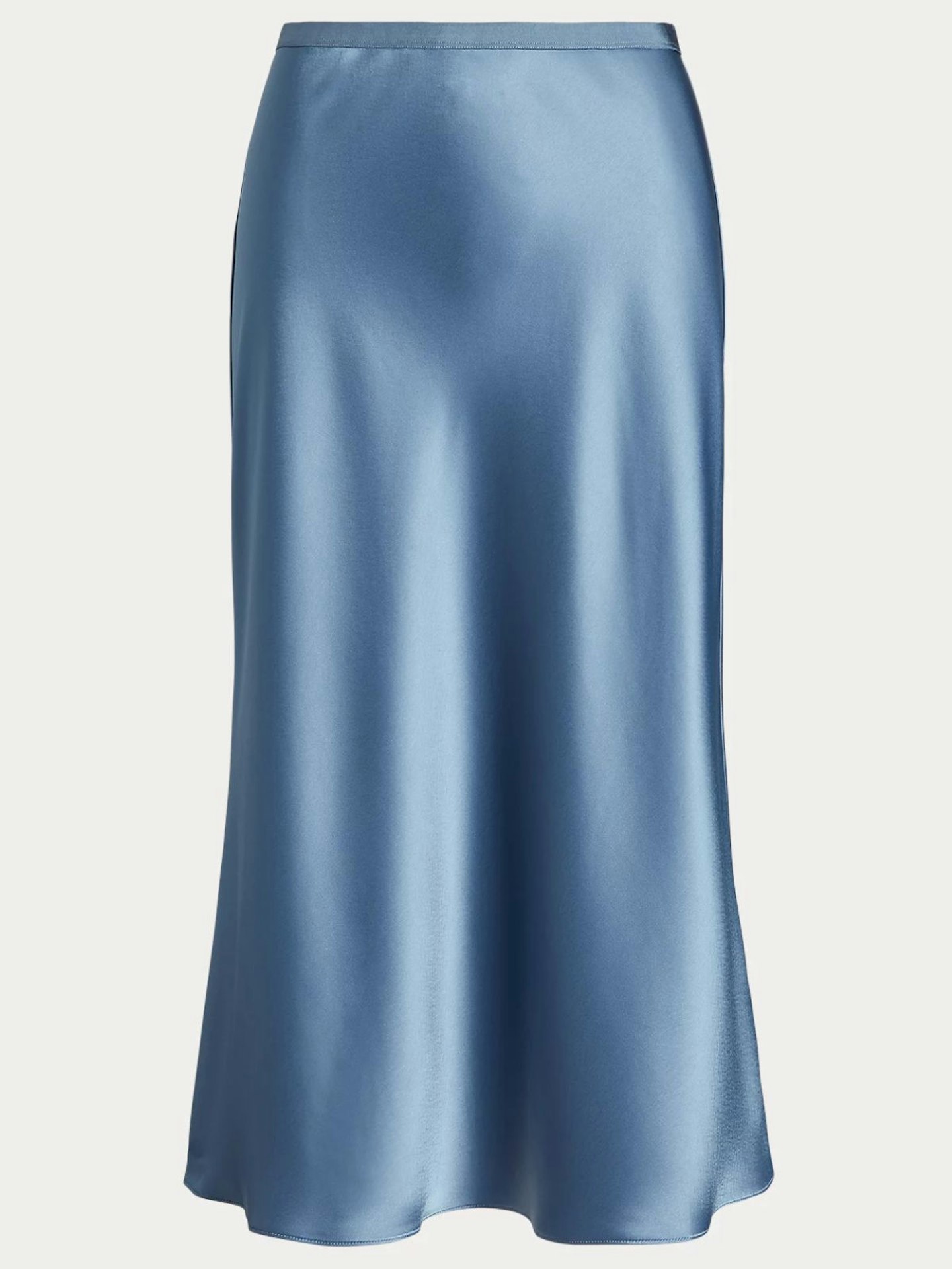 Polo Ralph Lauren Satin Midi Skirt