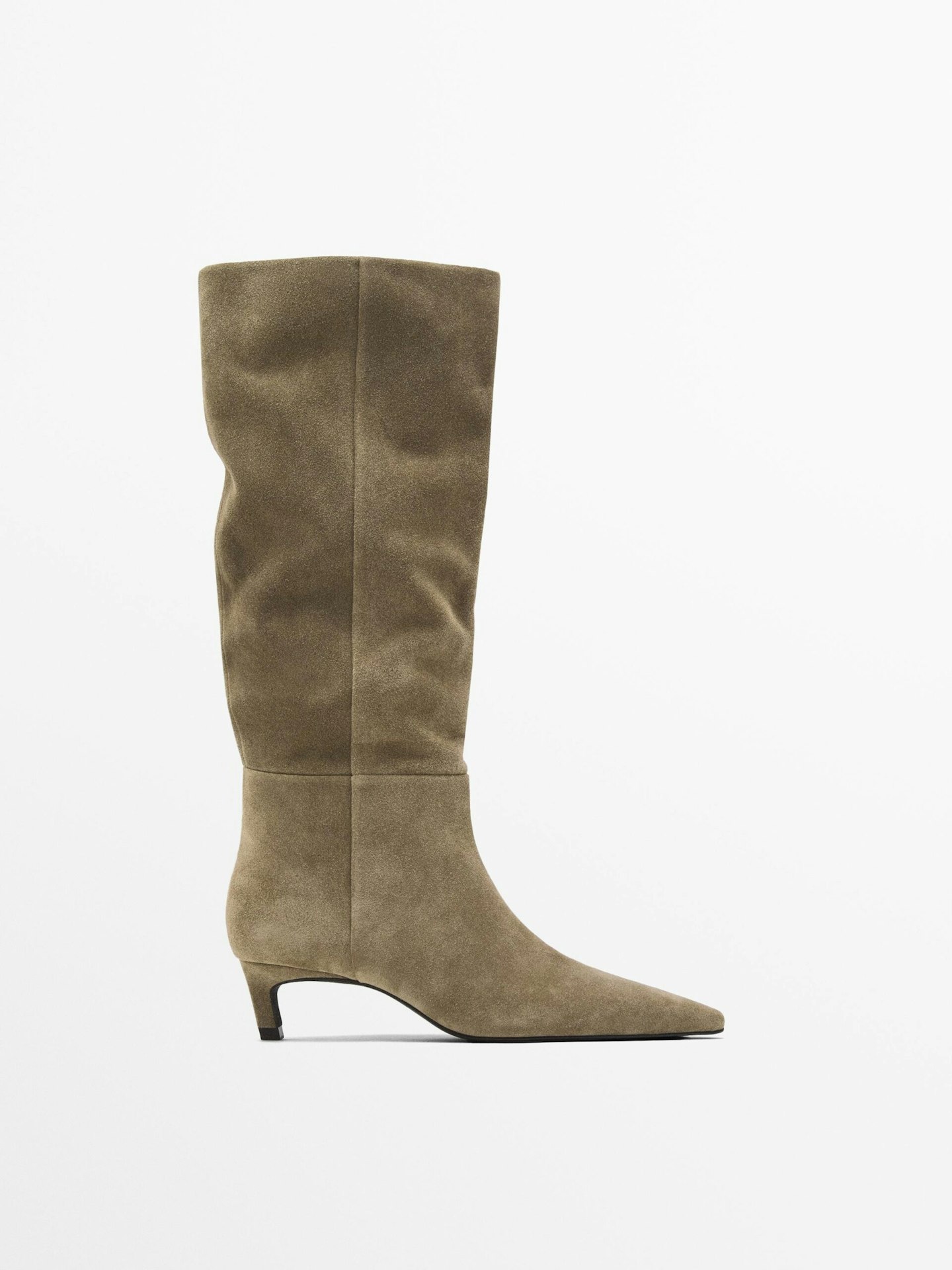 massimo dutti suede boots