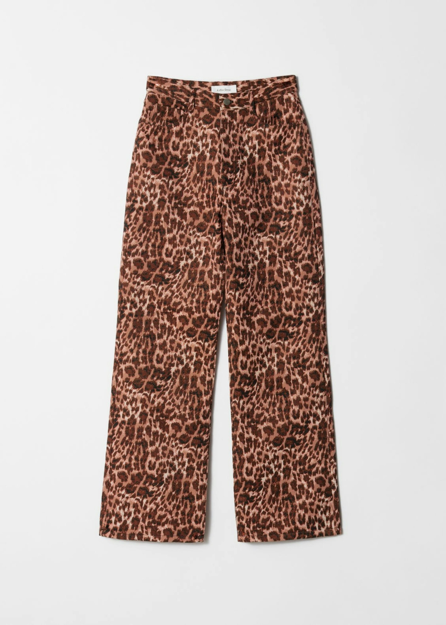 & other stories leopard jeans