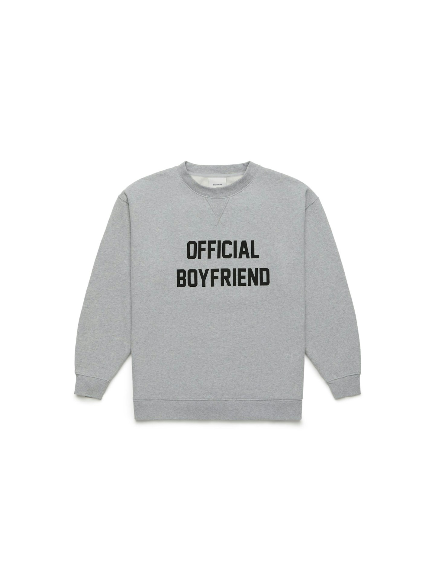 reformation official boyfriend sweatshirt