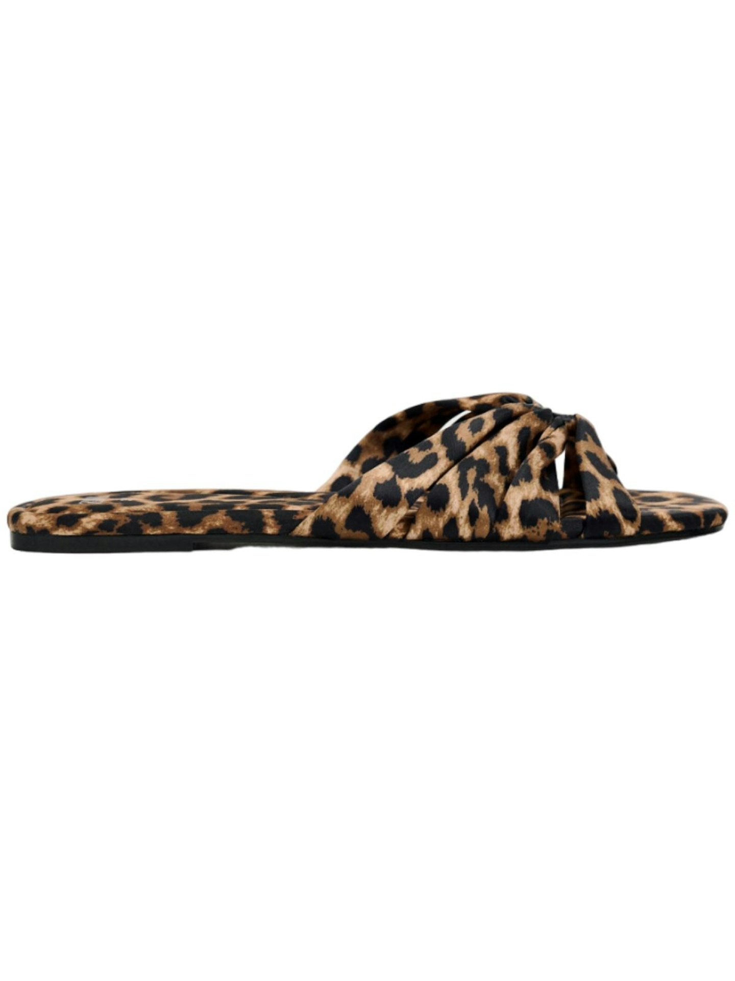 Animal Print Knotted Sandals