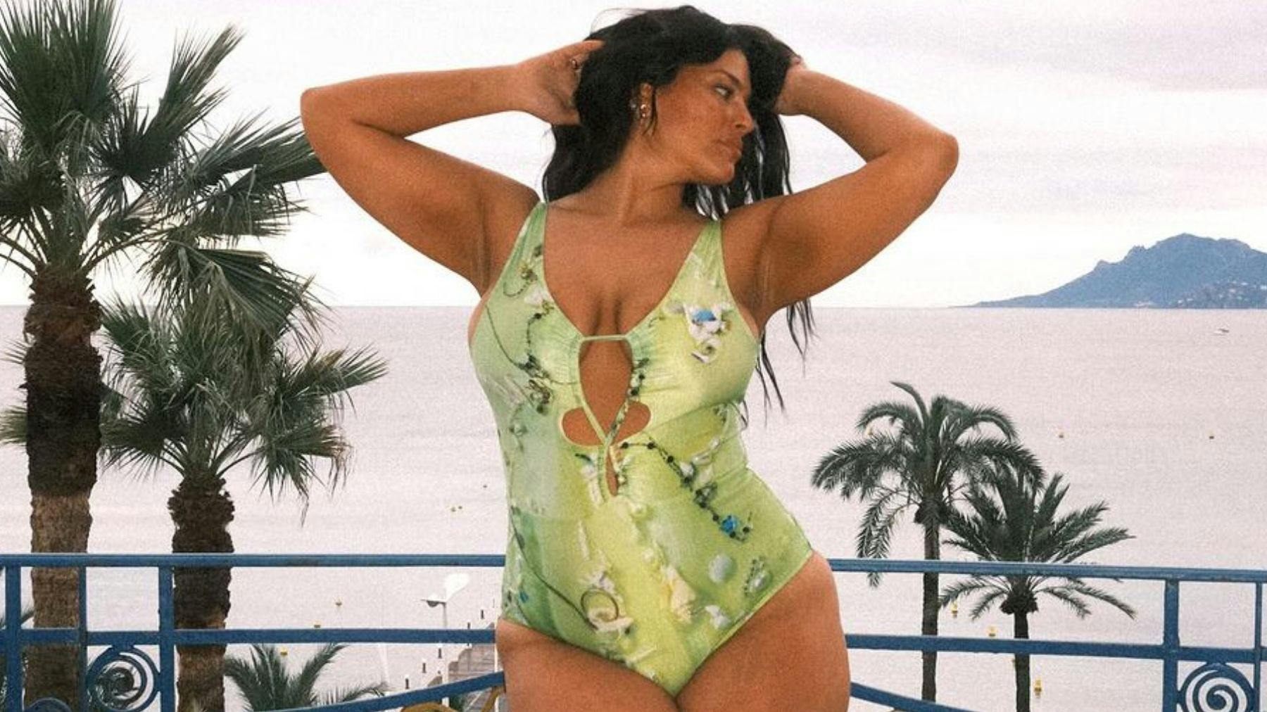 Ashley graham swimsuits plus size online