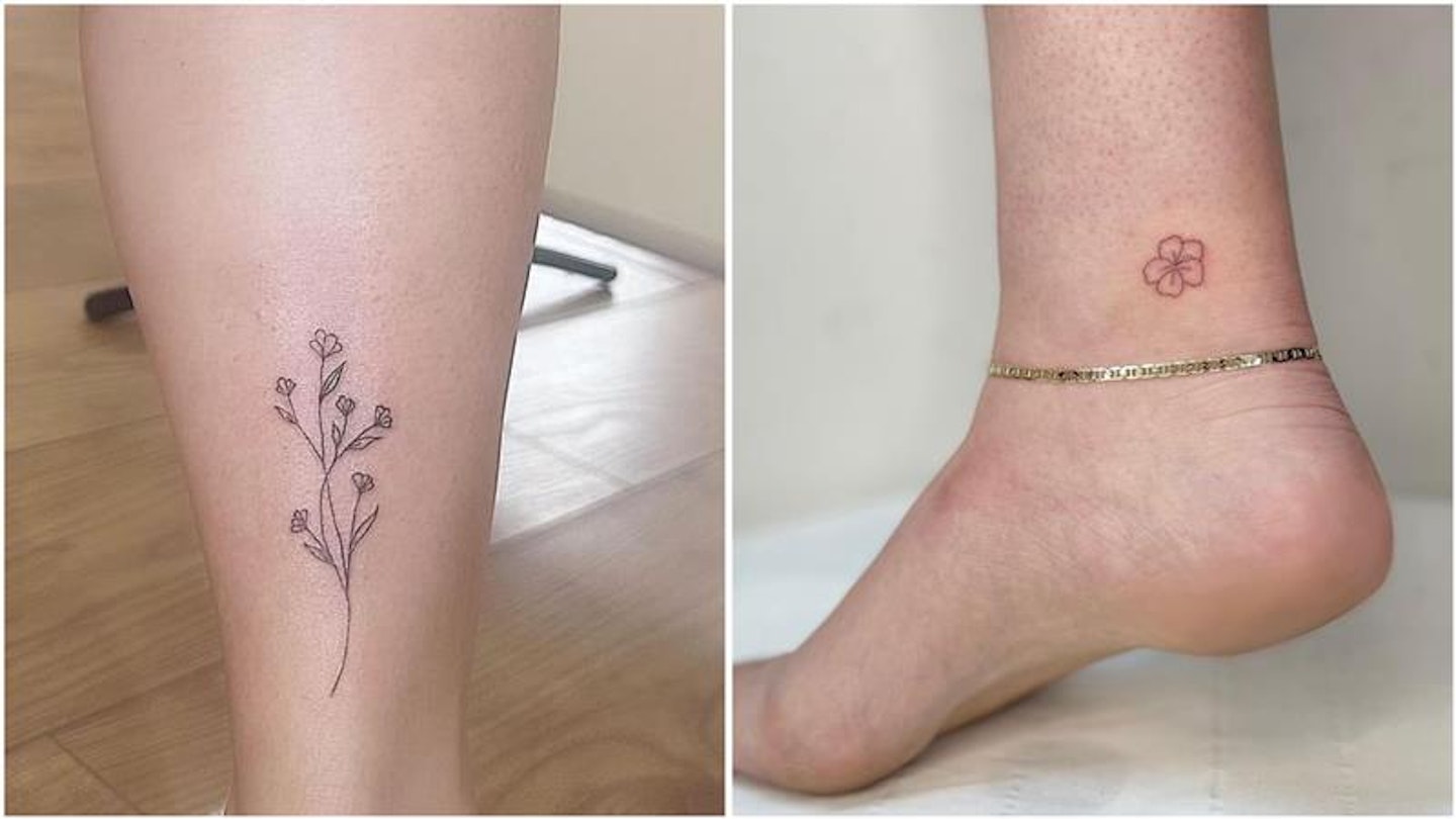 Rose Tattoos on Ankle 2024: Trending Designs