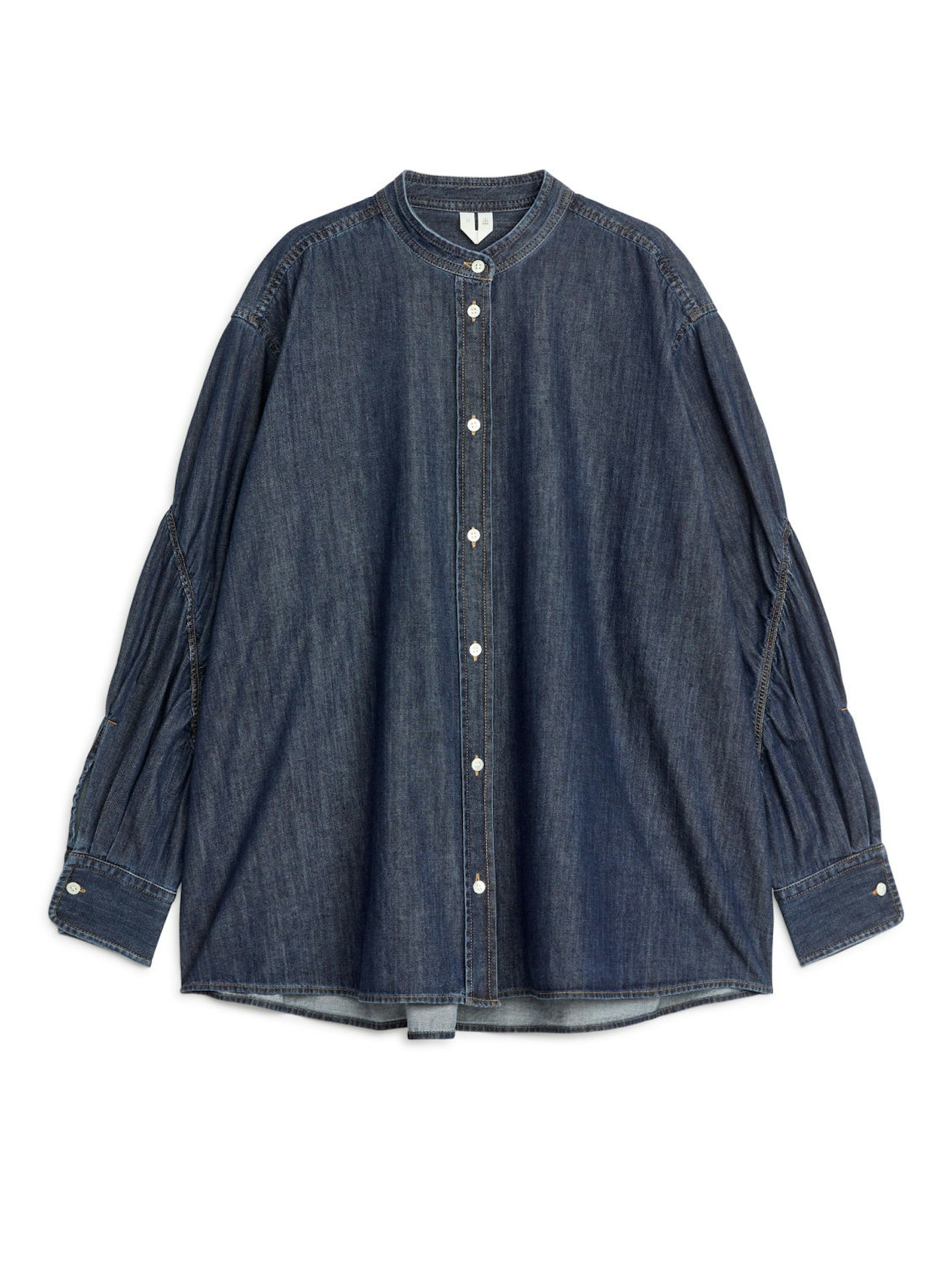 Arket, Puff Sleeve Denim Shirt