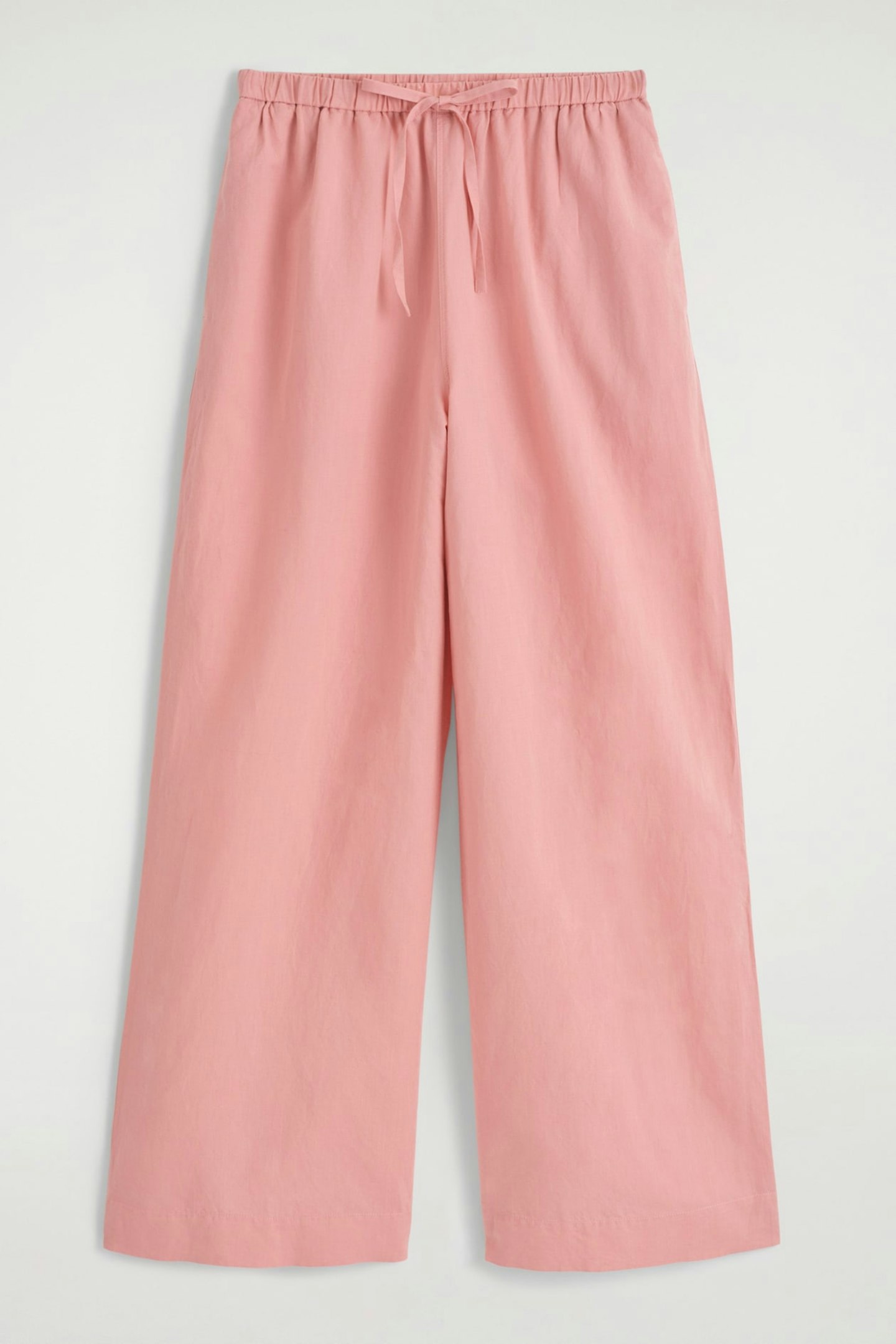 COS, Wide-Leg Linen Drawstring Trousers
