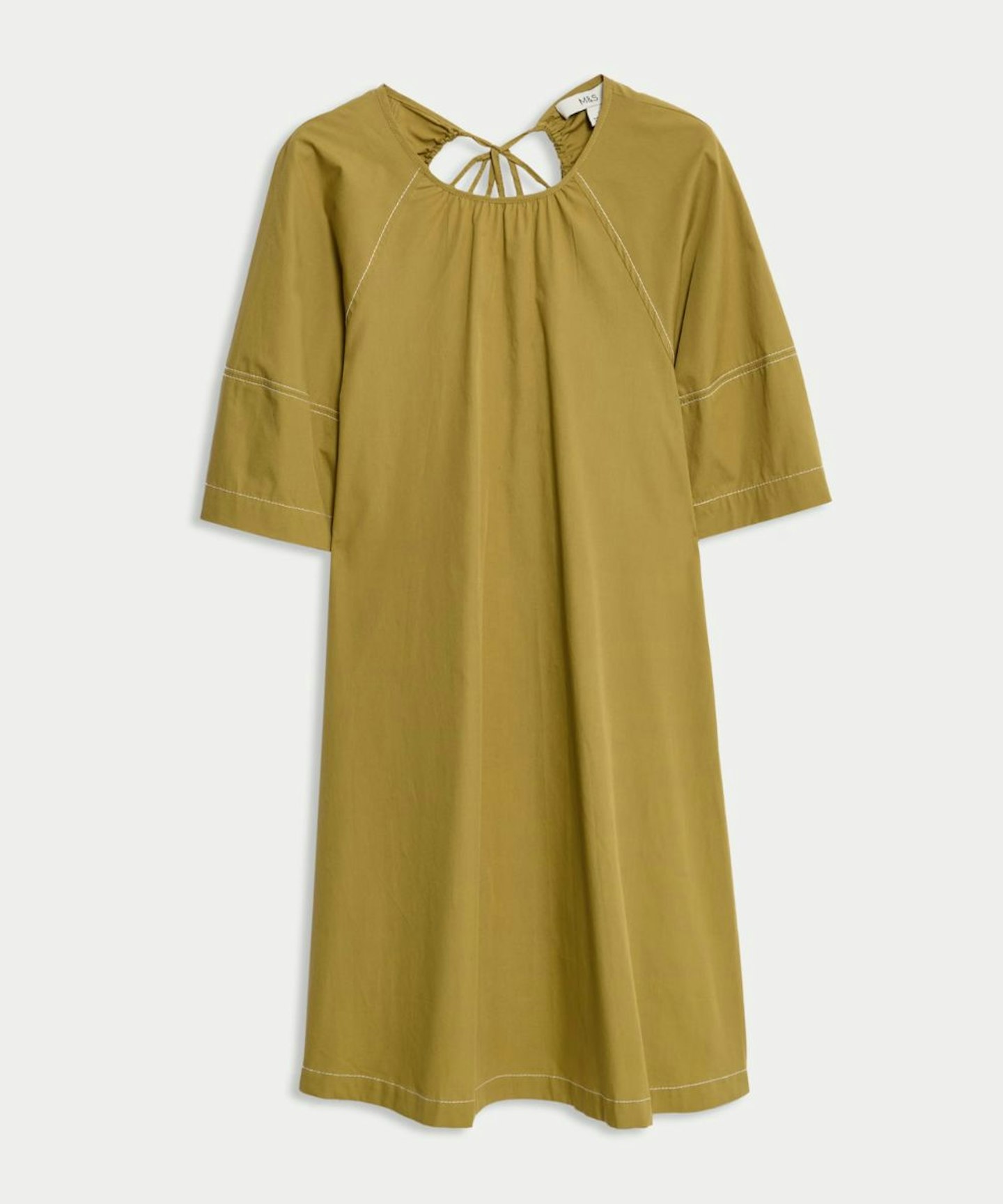 Pure Cotton Mini Relaxed Shift Dress