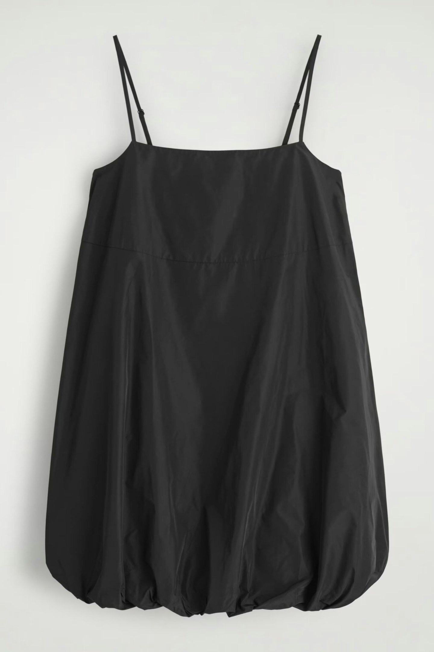 COS bubble hem black dress