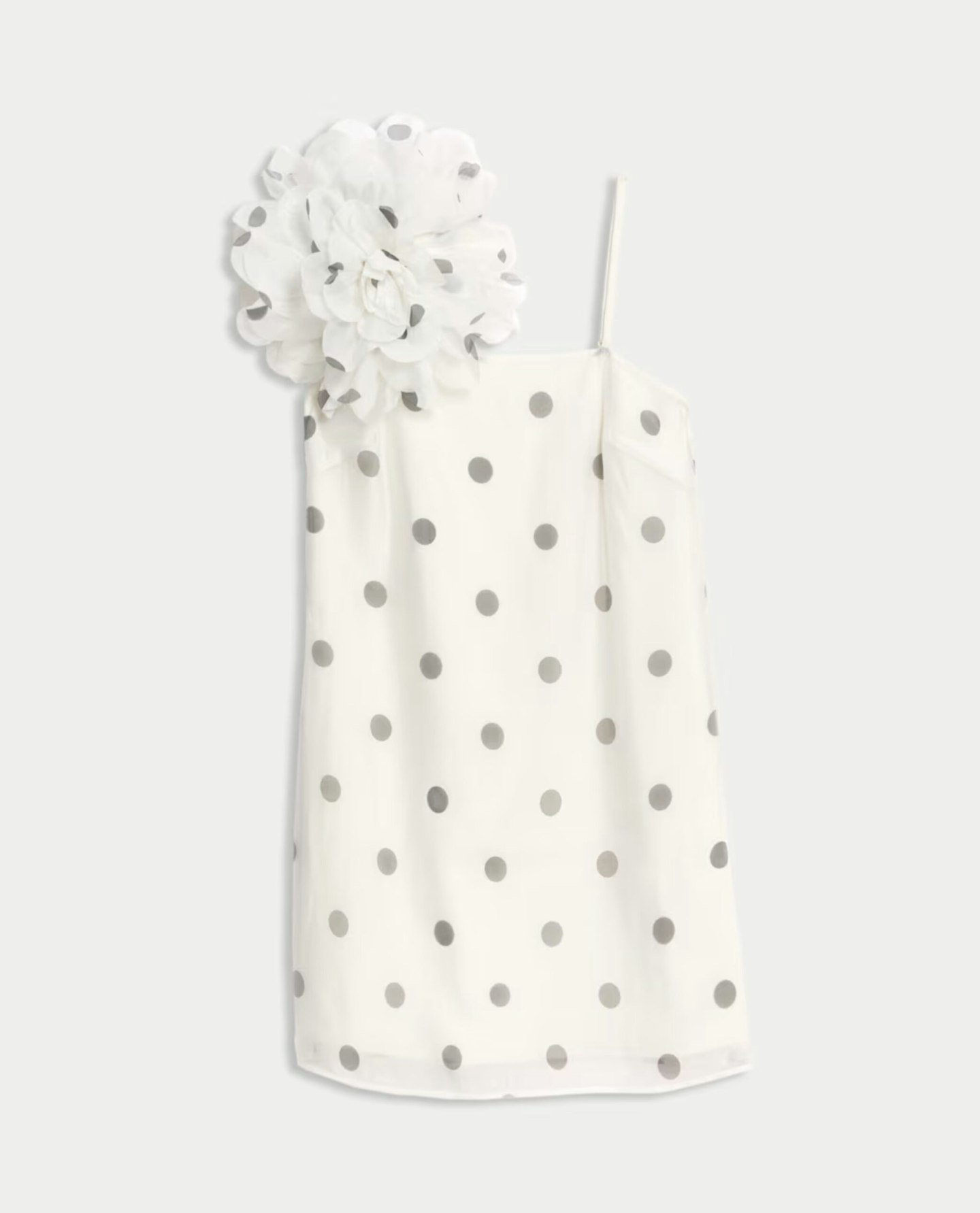 Polka Dot Square Neck Mini Column Dress