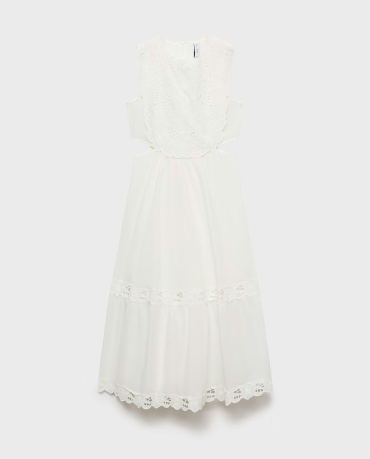 Side Slit Linen Dress