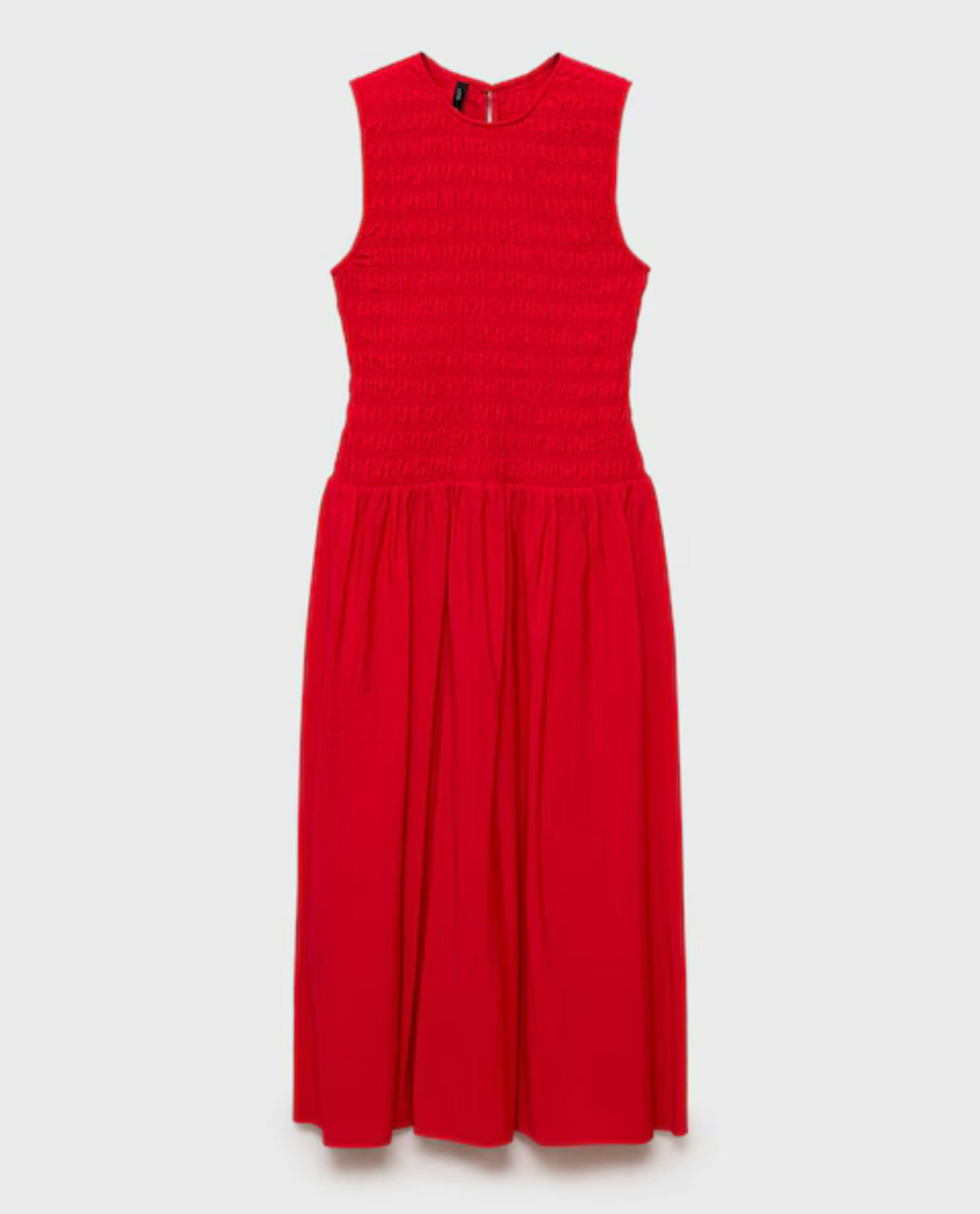 Flared Dress With Gathered Body