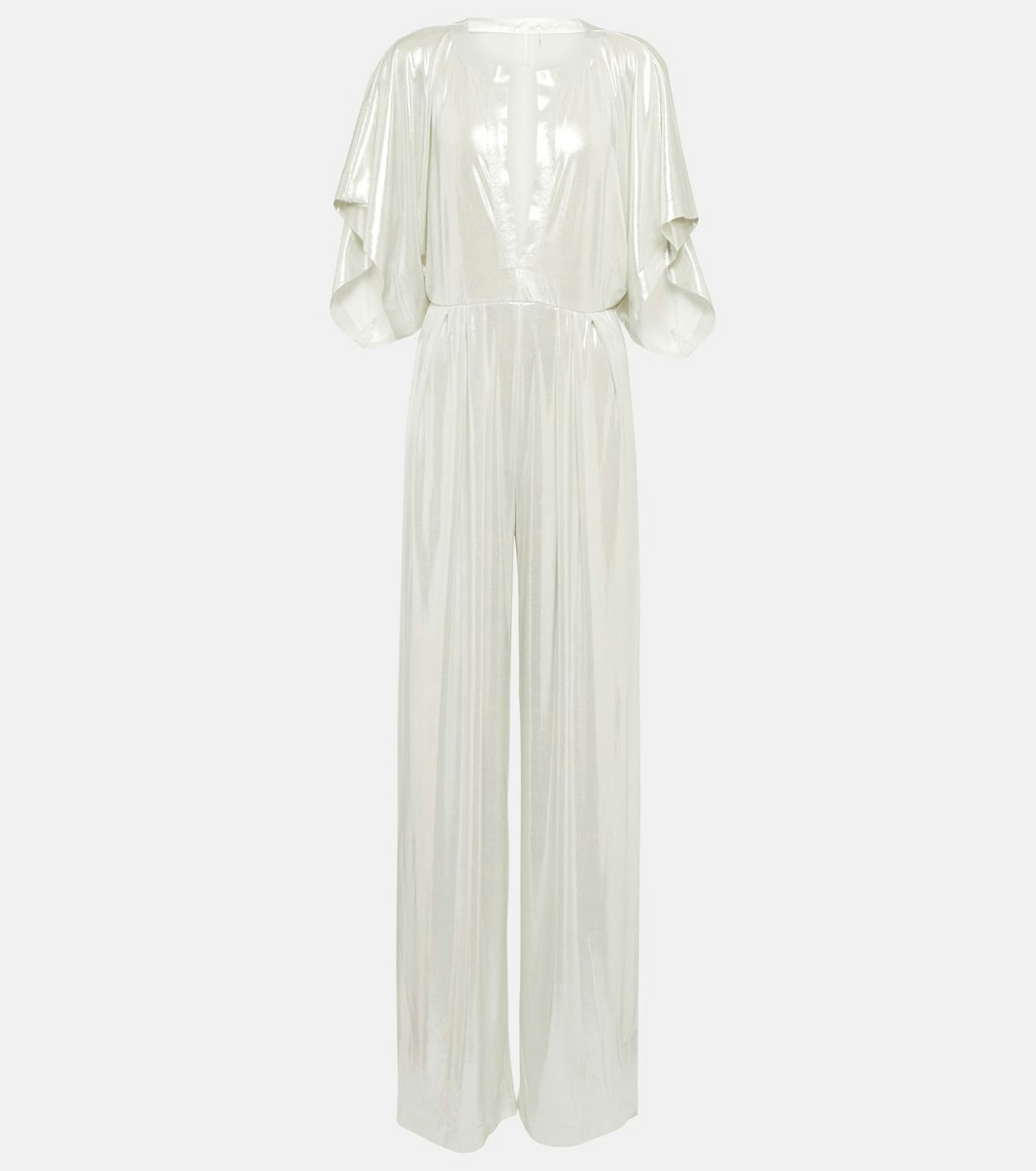 Norma Kamali, Rectangle Metallic Jumpsuit