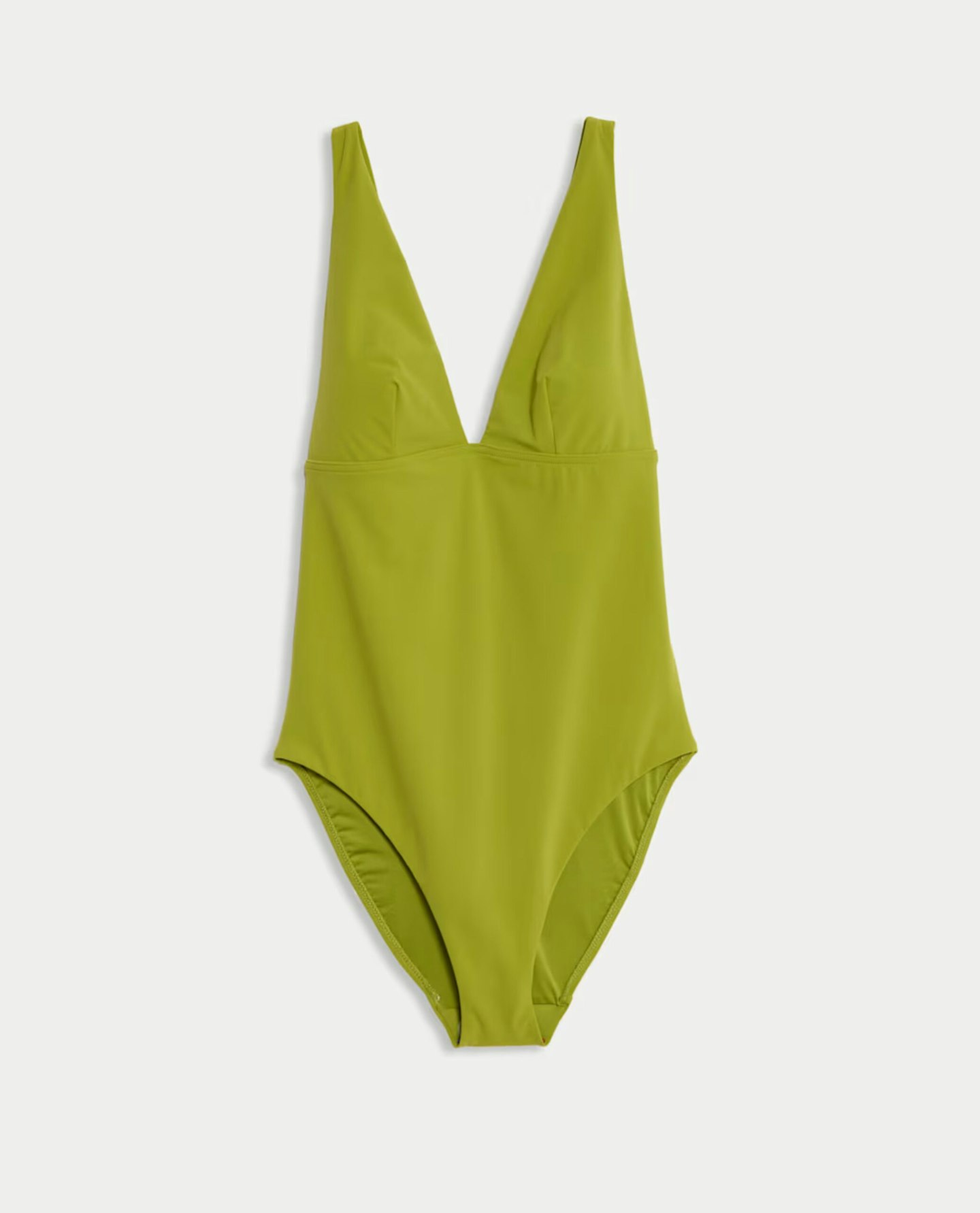 V-Neck Deep Plunge Swimsuit