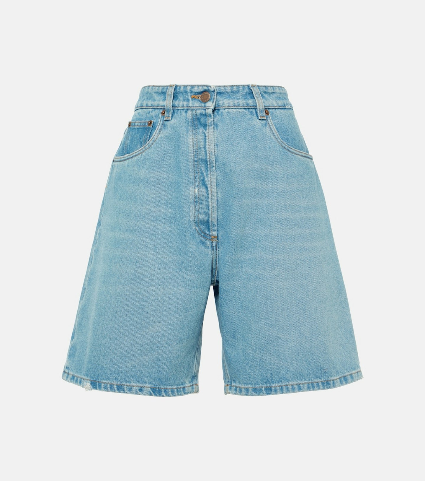 Prada, Denim Bermuda Shorts