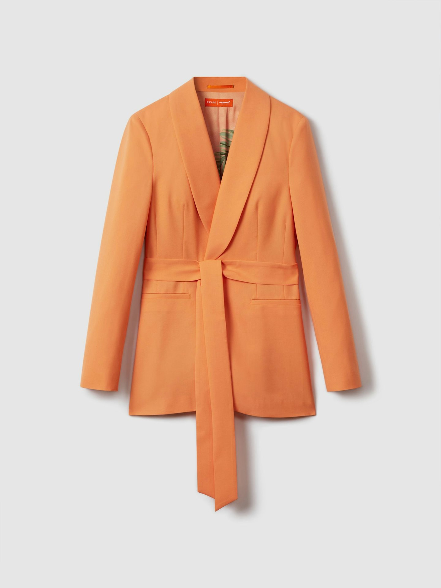 Reiss x Mclaren F1, Belted Single-Breasted Blazer