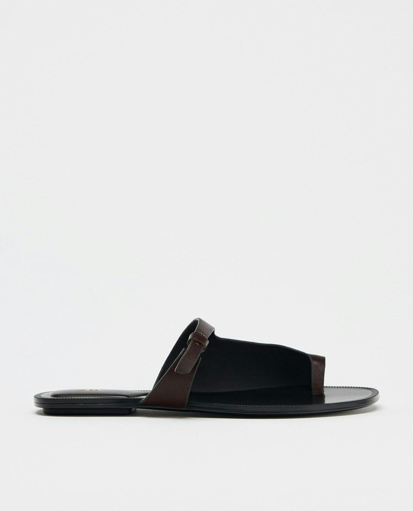 Asymmetric Leather Sandals