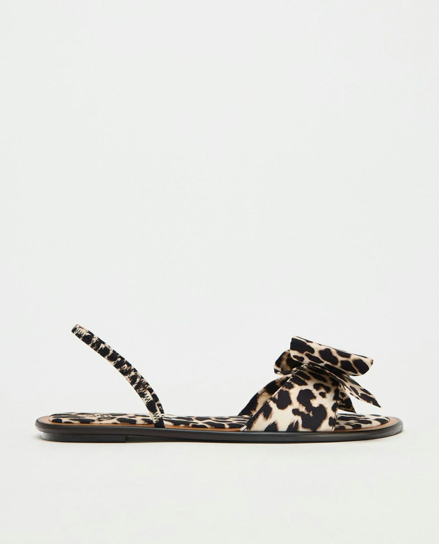 Flat Slider Sandals With Bows