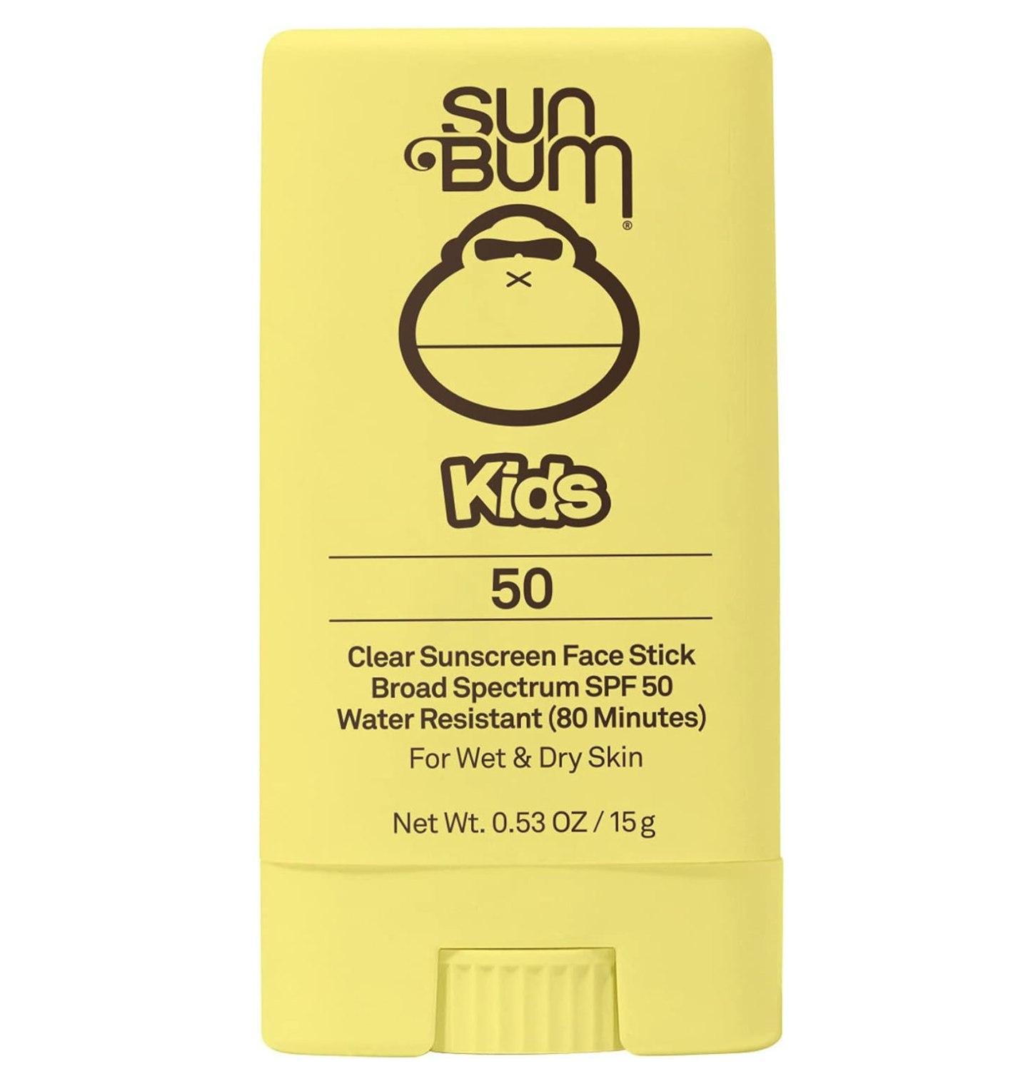 Sun Bum Kids Clear Sunscreen Face Stick SPF 50