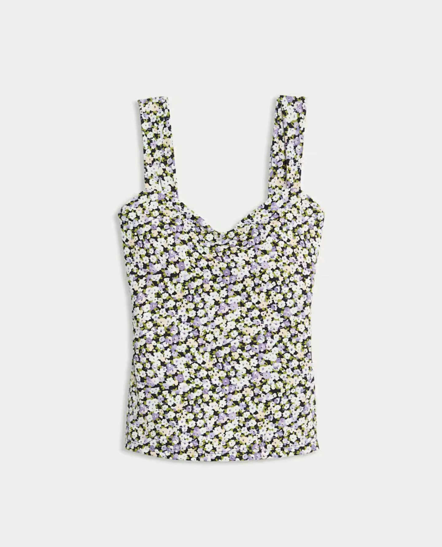 Printed Tummy Control Sweetheart Tankini