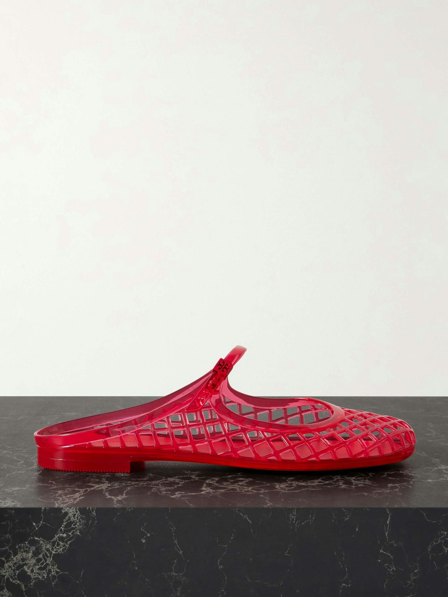 Tory Burch, Mellow Cutout Rubber Mary Jane Slippers