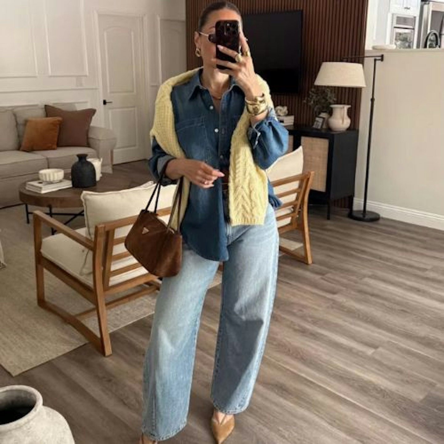 zara barrel leg jeans (1)