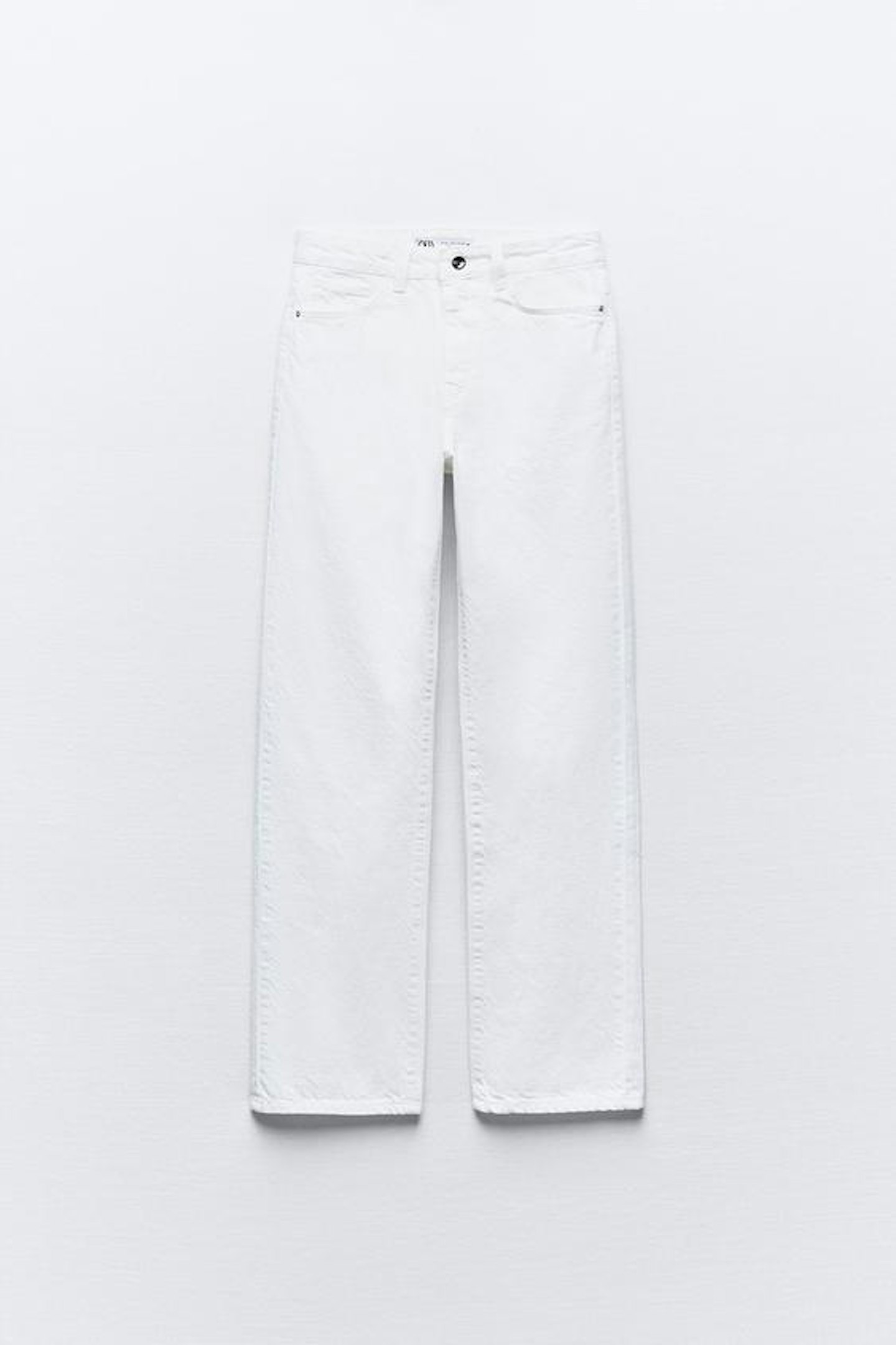 Zara, High Waist Long Leg Jeans