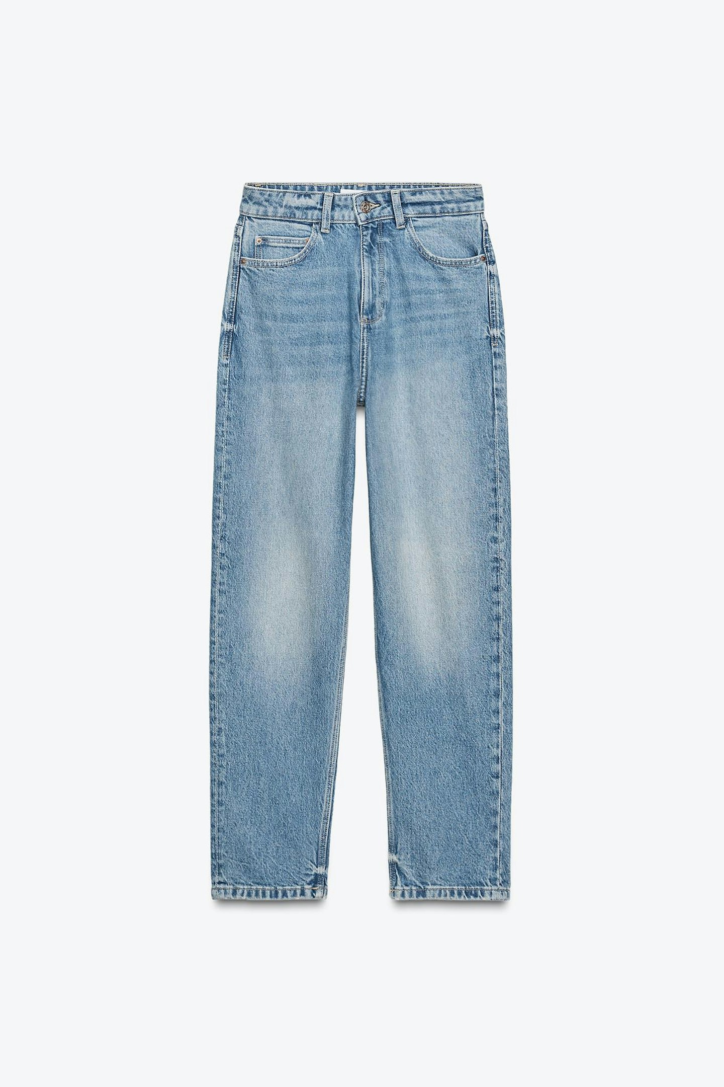Zara, High-Waist Mom Jeans