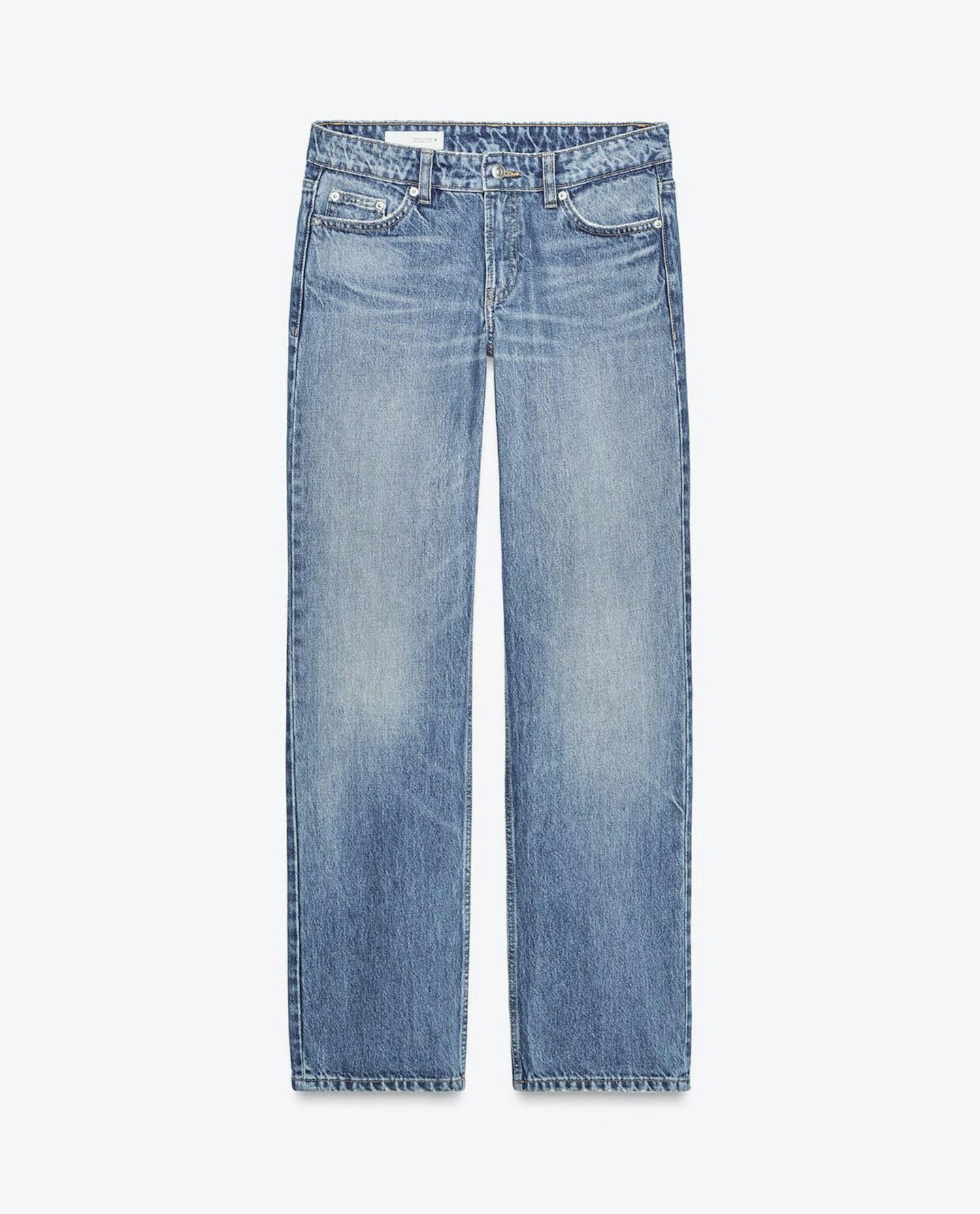 Zara, Straight Low Rise Jeans