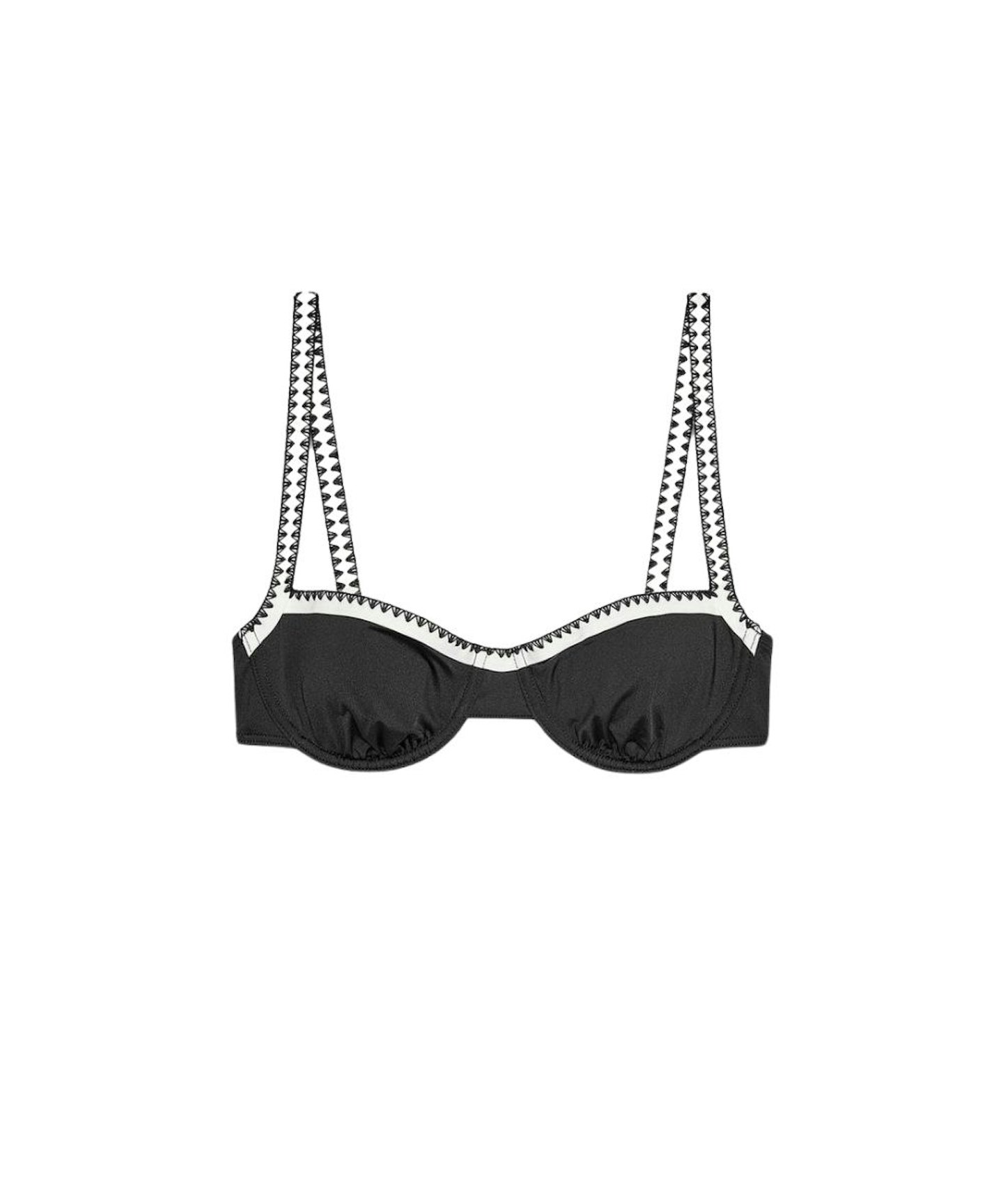 Contrast Underwired Bikini Top