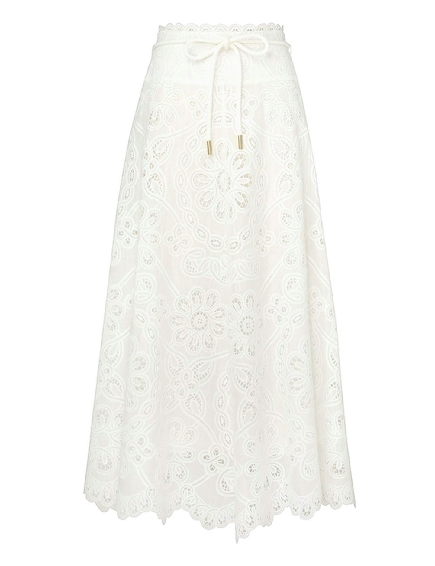 zimmermann white skirt 