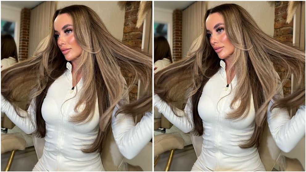 Love Island's Harriet Blackmore's Before And After Hair Transformation