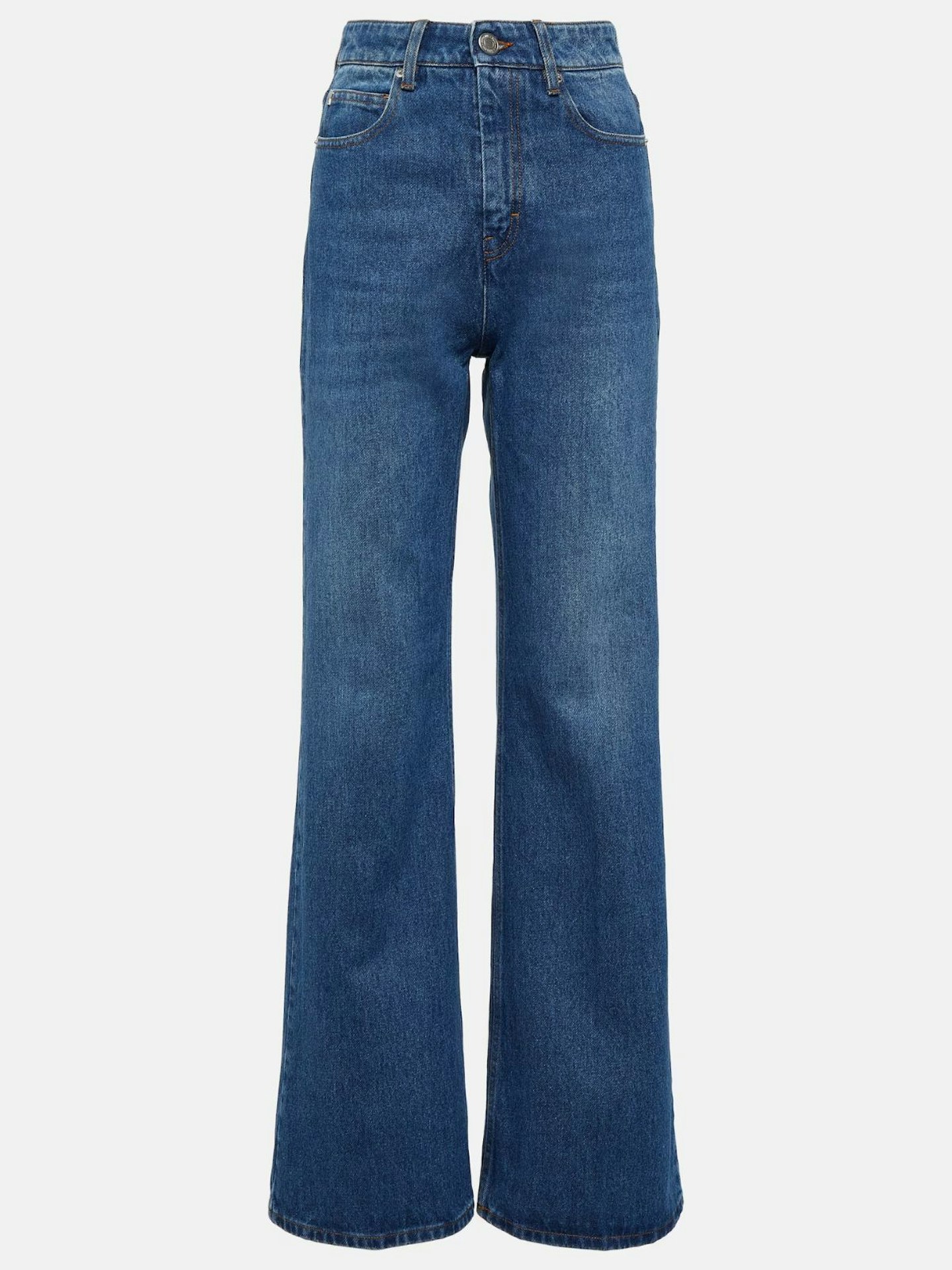 AMI Paris High-Rise Straight Jeans