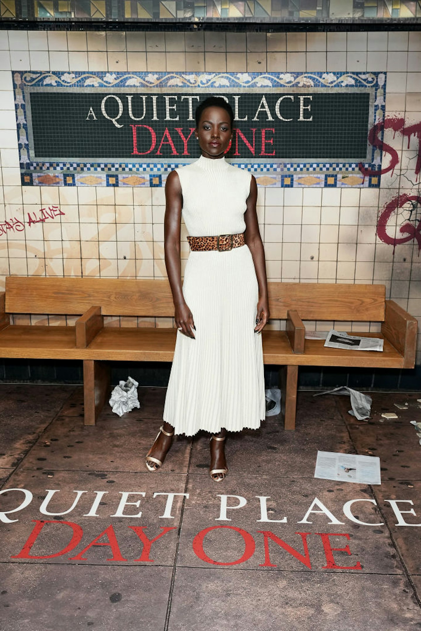 Lupita Nyong'o wearing ME+EM