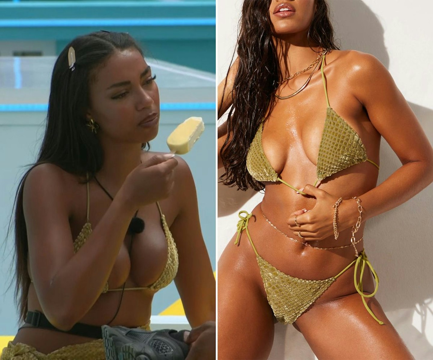 Uma's Olive Bikini From Episode 7