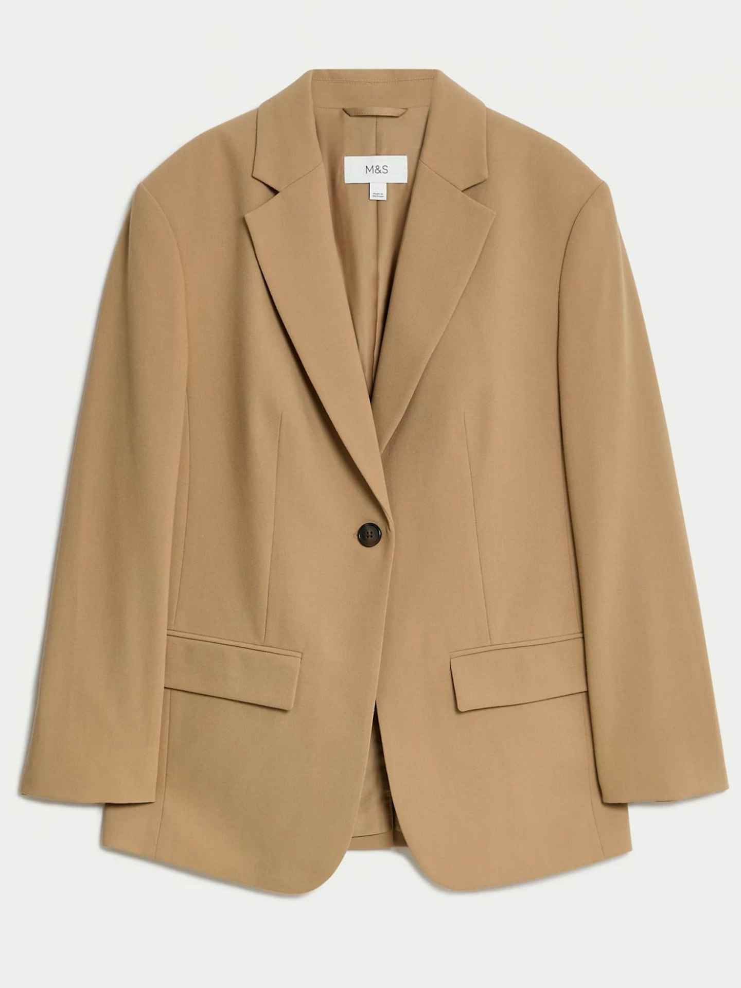 M&S Relaxed Single Breasted Blazer