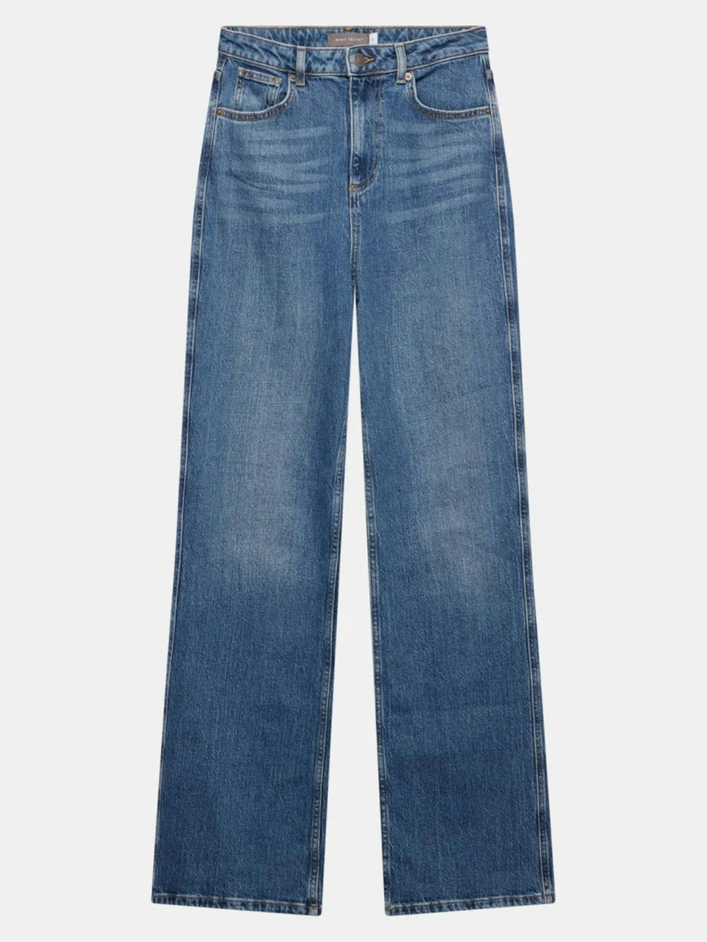 Mint Velvet Indigo Relaxed Wide Jeans