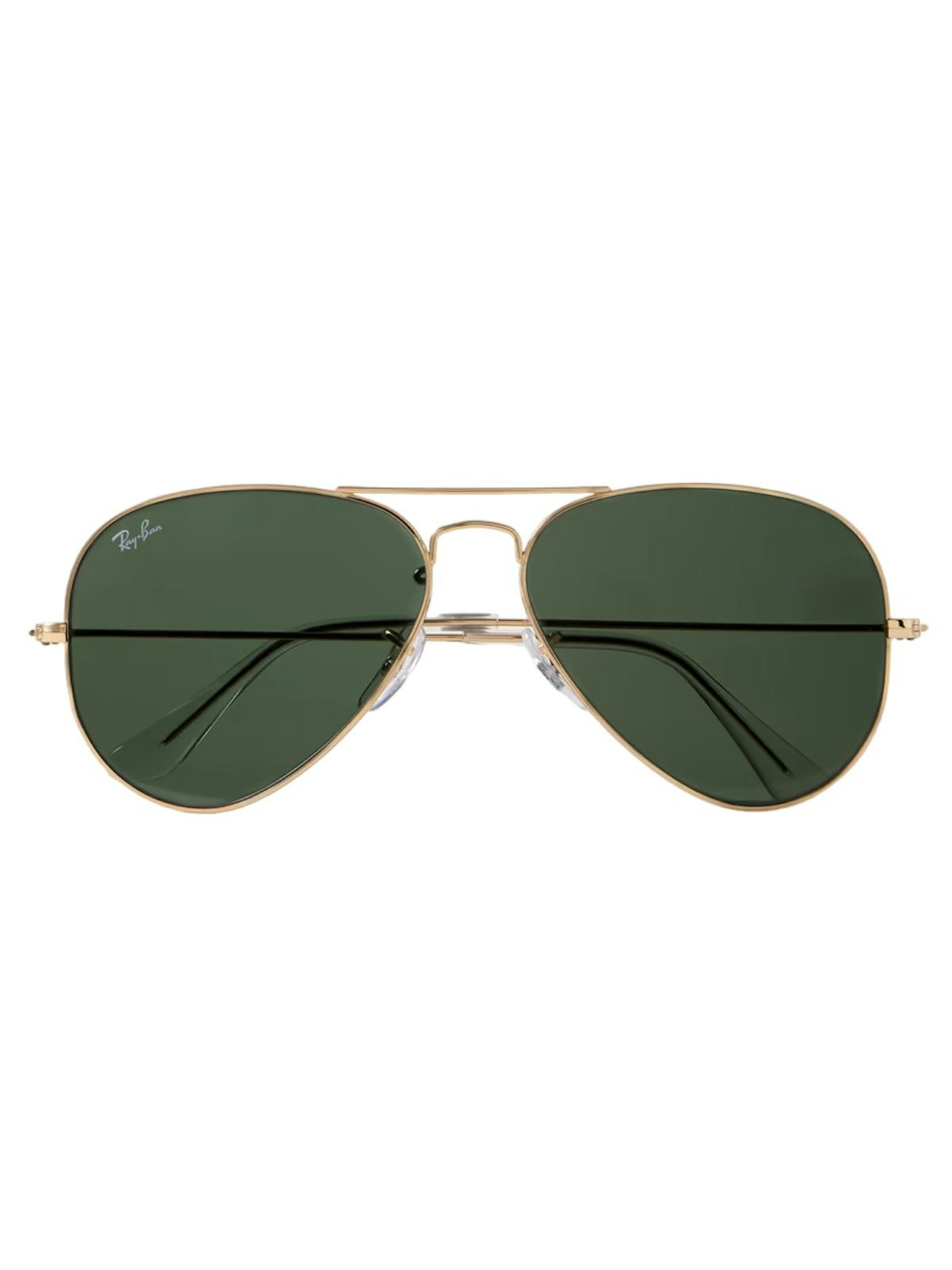 Ray-Ban Large Aviator-Style Gold-Tone Sunglasses