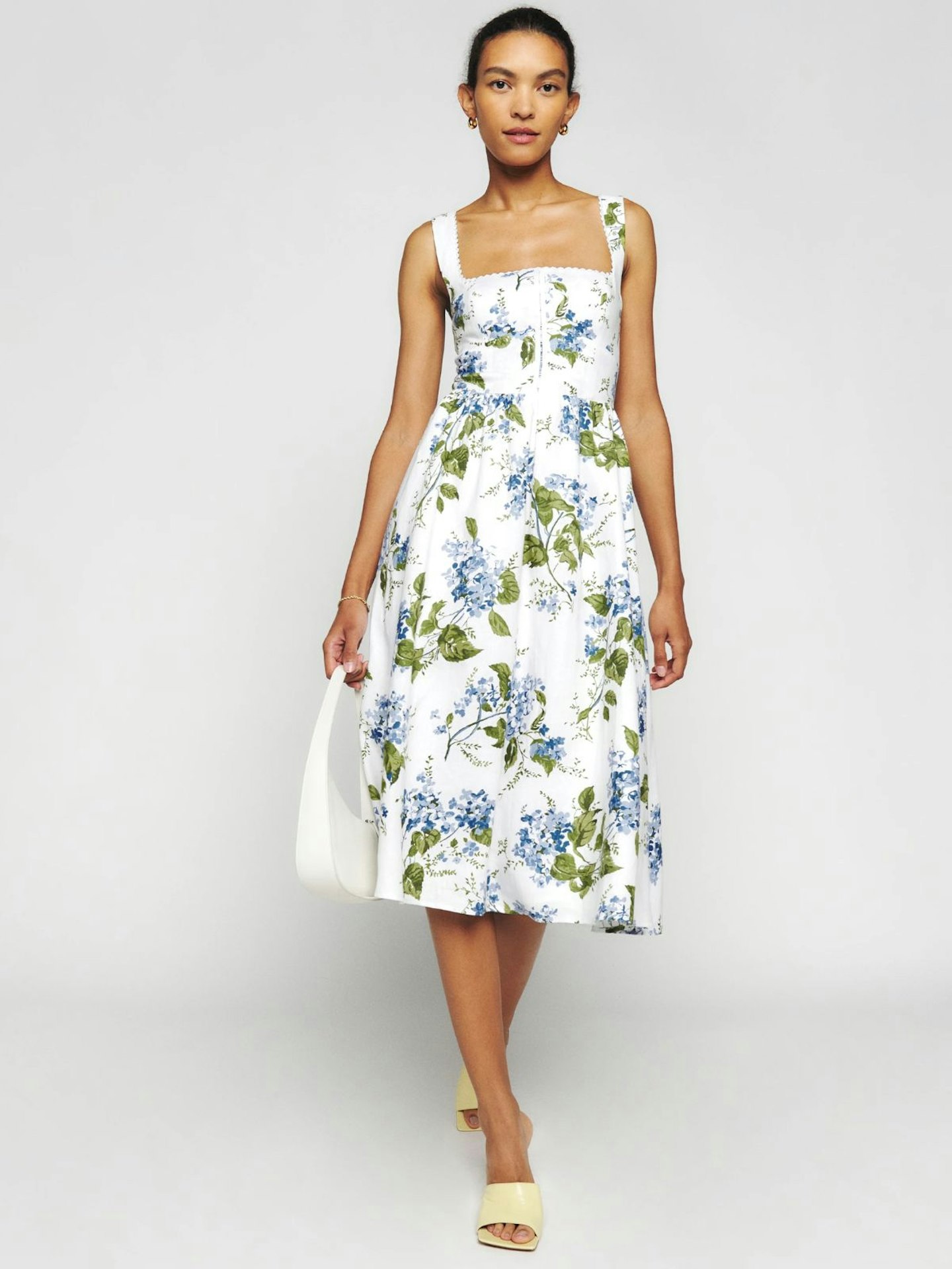 Reformation, Tagliatelle Linen Dress