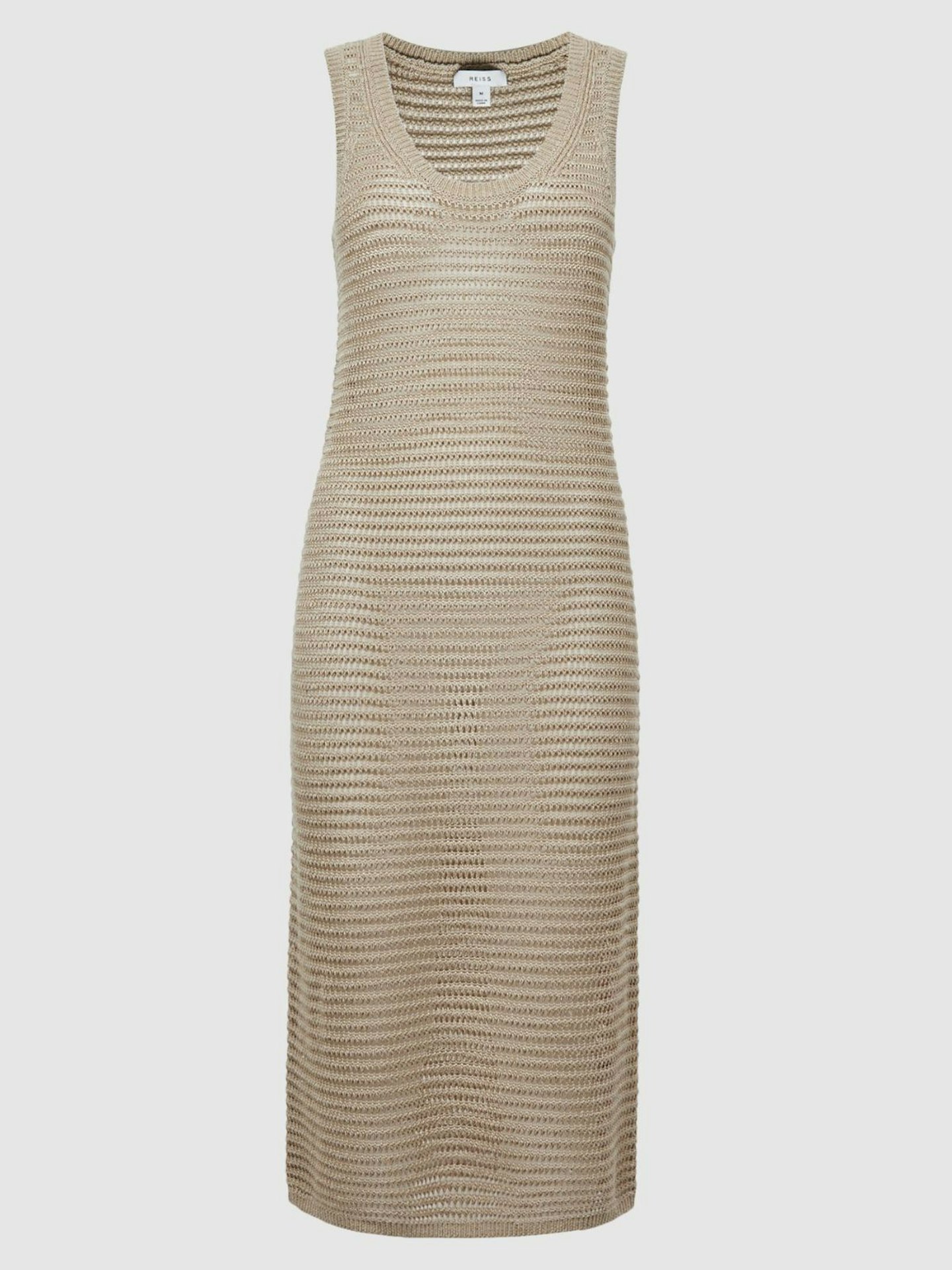 Reiss Avene Knitted Bodycon Midi Dress