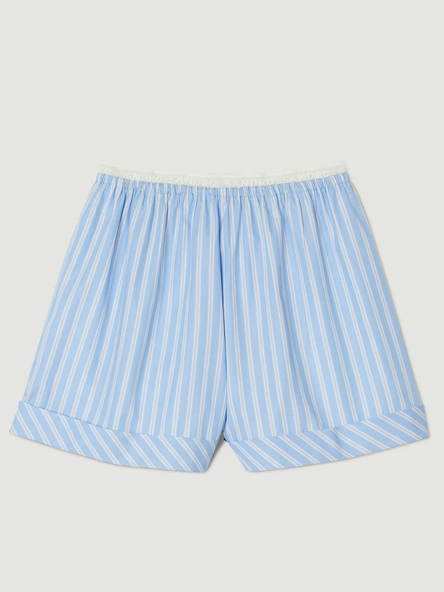 SANDRO, Wide-leg Cotton Shorts