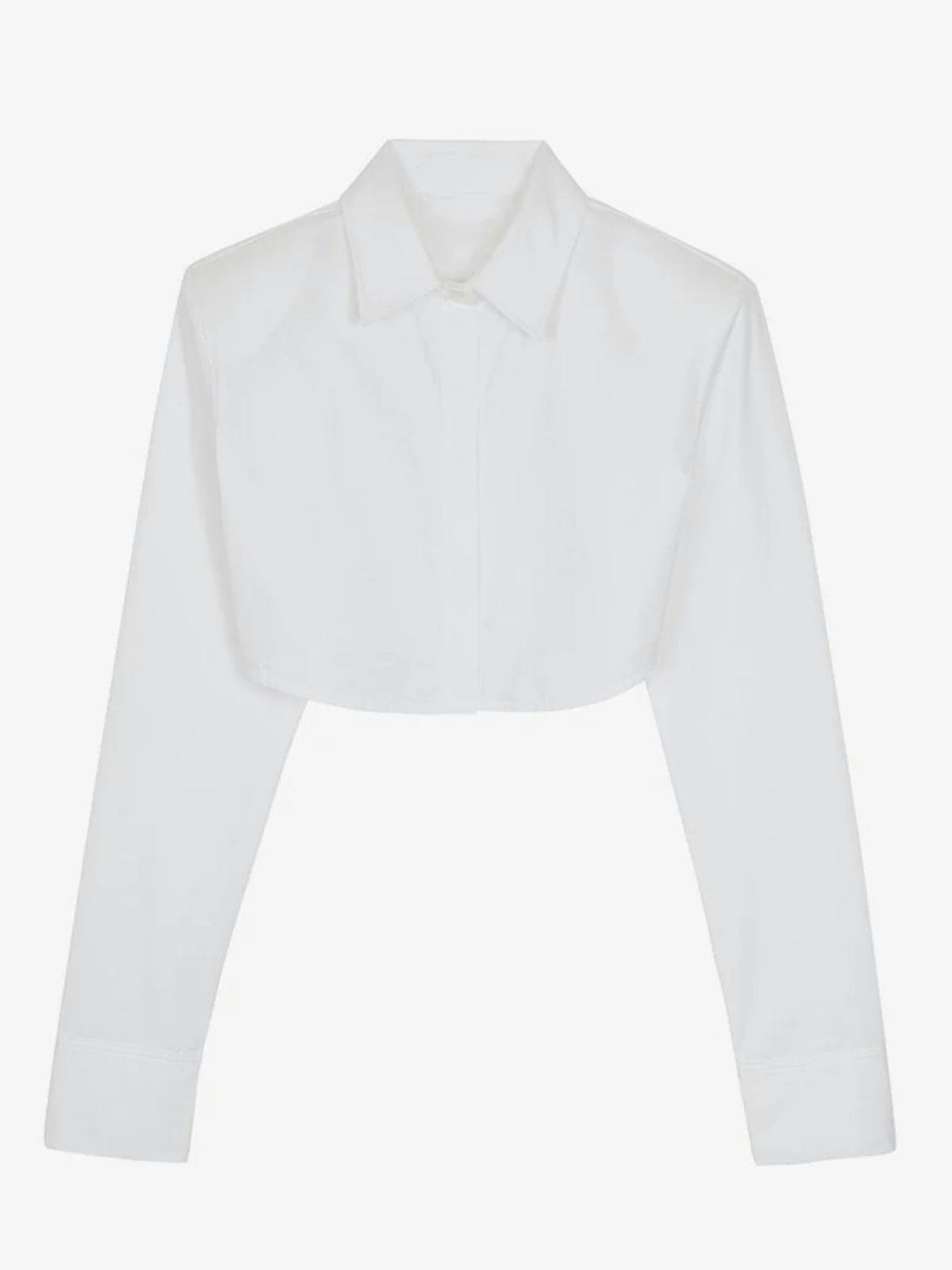 The Frankie Shop Uma Cropped Shirt