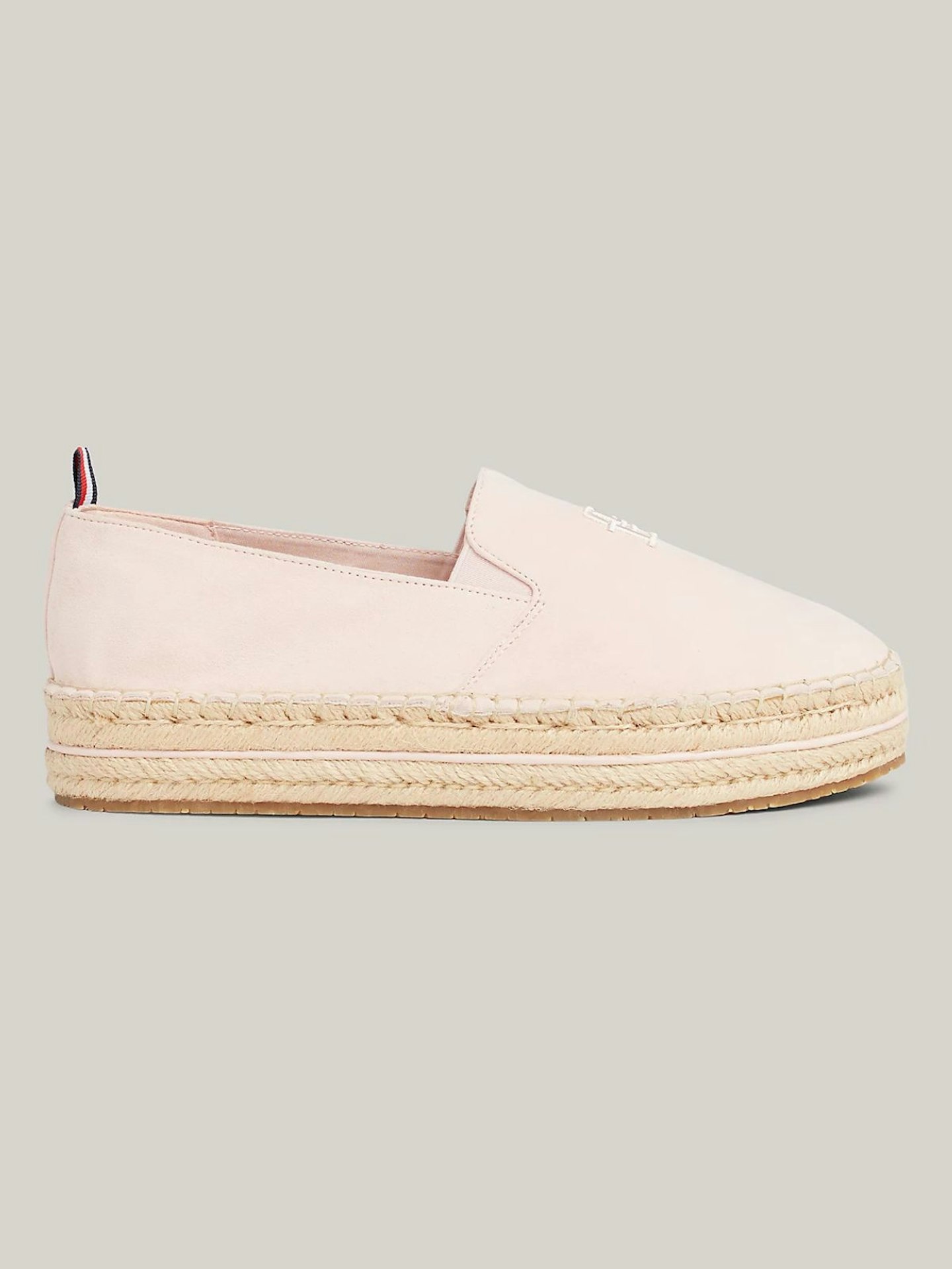 Tommy Hilfiger Suede Flatform Espadrilles