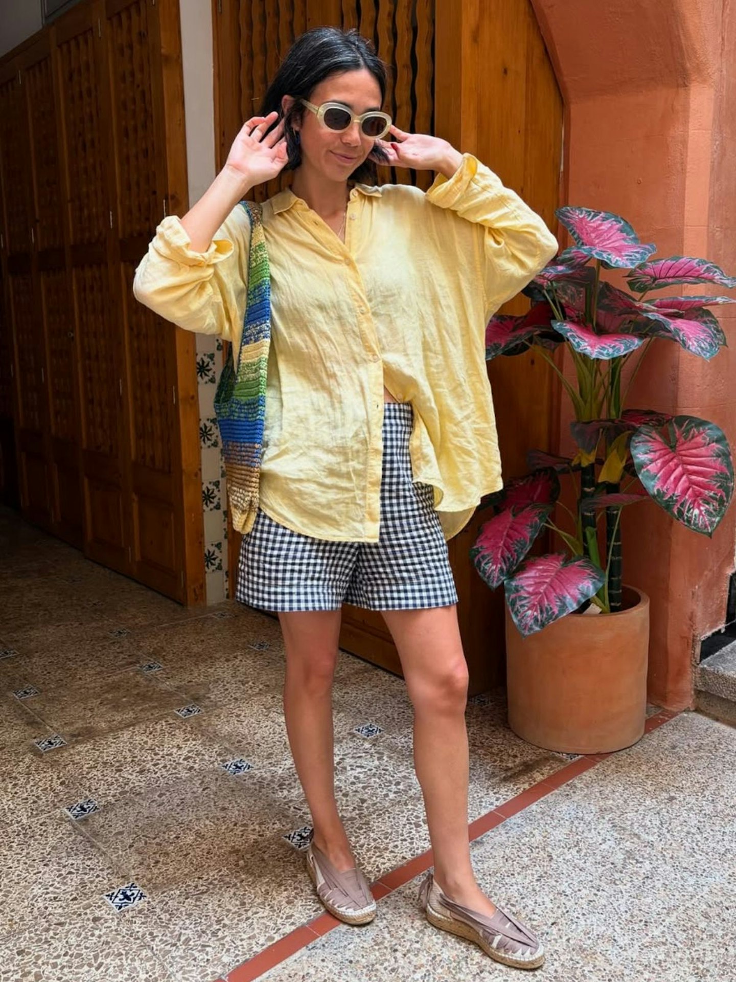 Uniqlo Gingham Shorts
