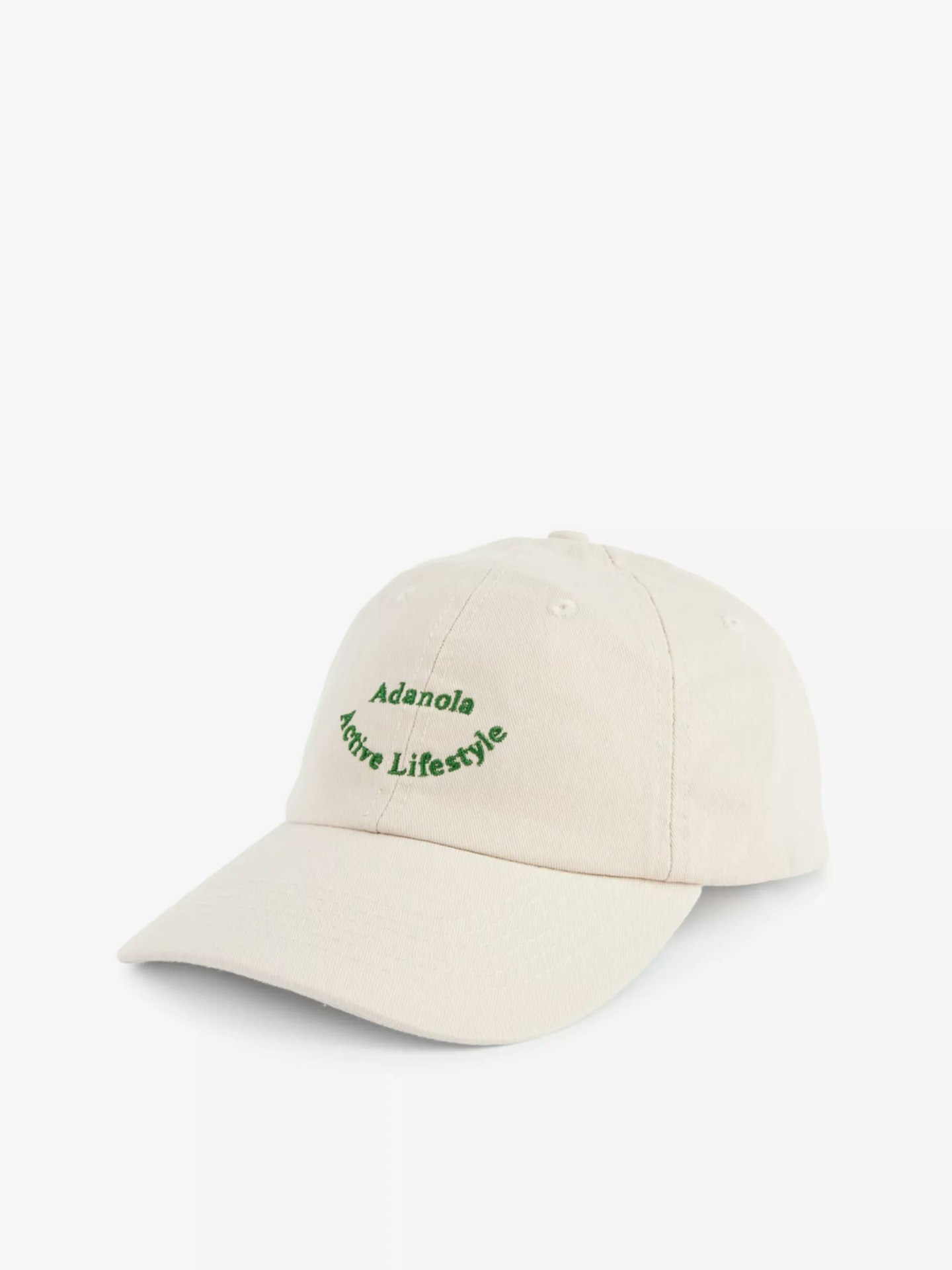 Adanola, Active Lifestyle Logo-Embroidered Cotton Cap